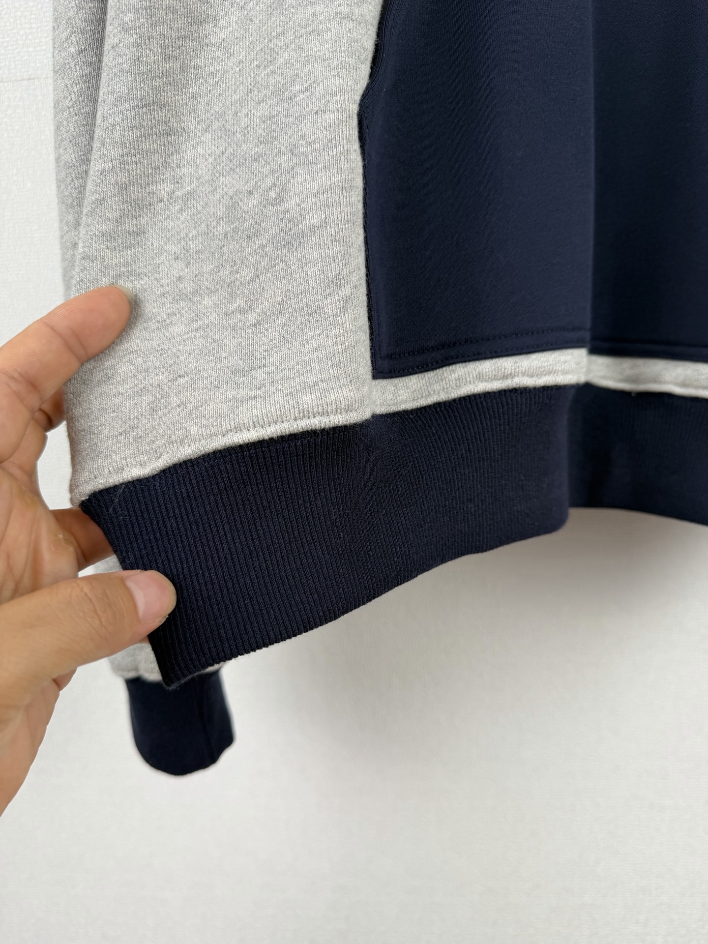 Dior Color Block Crew Neck Sweatshirt