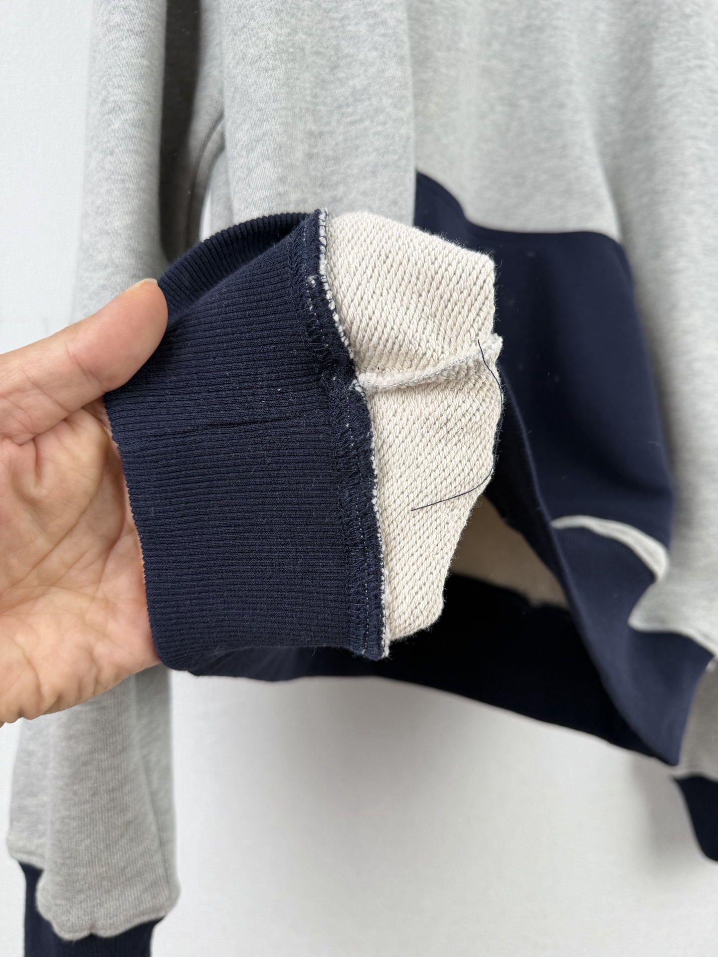 Dior Color Block Crew Neck Sweatshirt