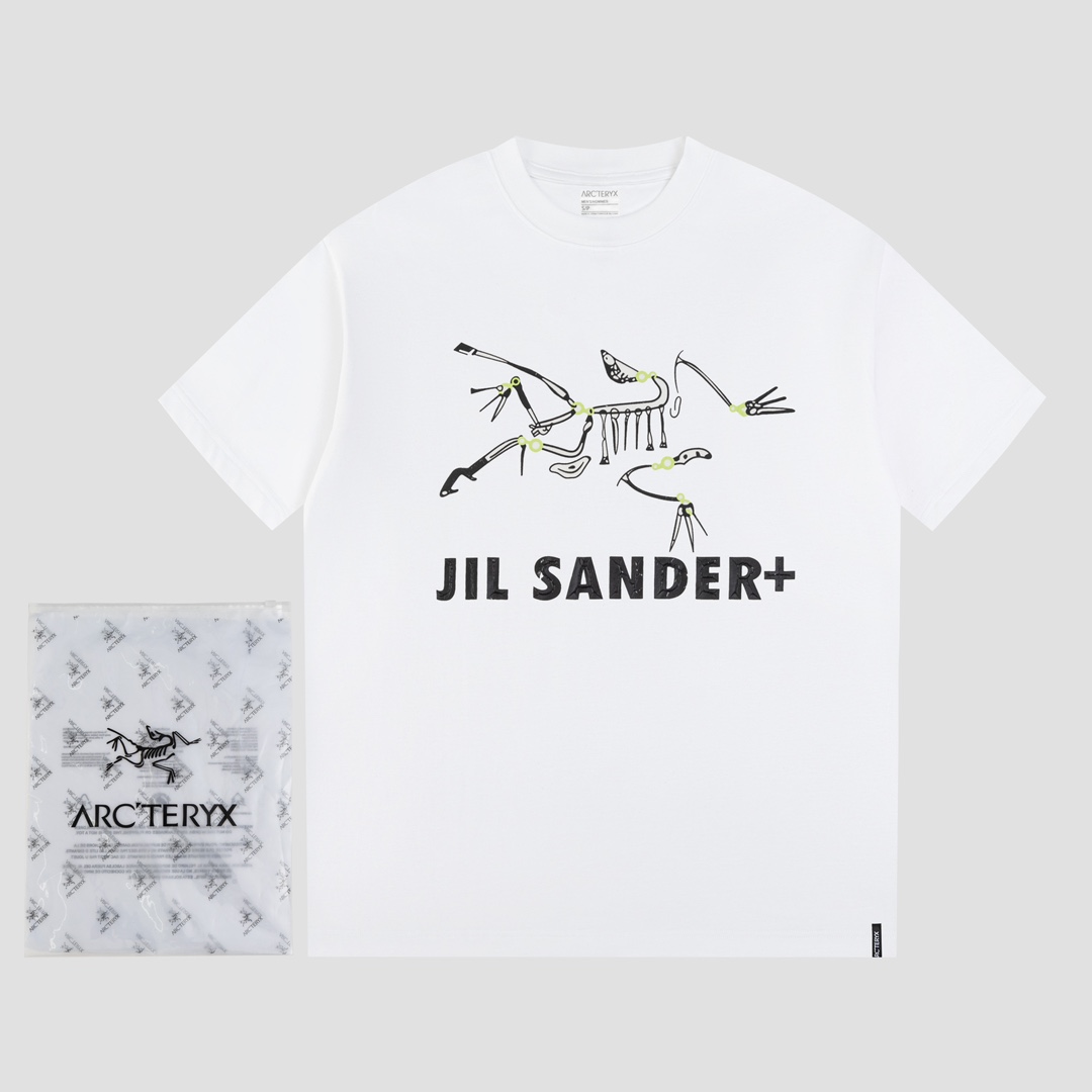 Ayc Teryx 2024 FW Short Sleeves T-shirts: High-End Fabric, Black & White, Multiple Sizes