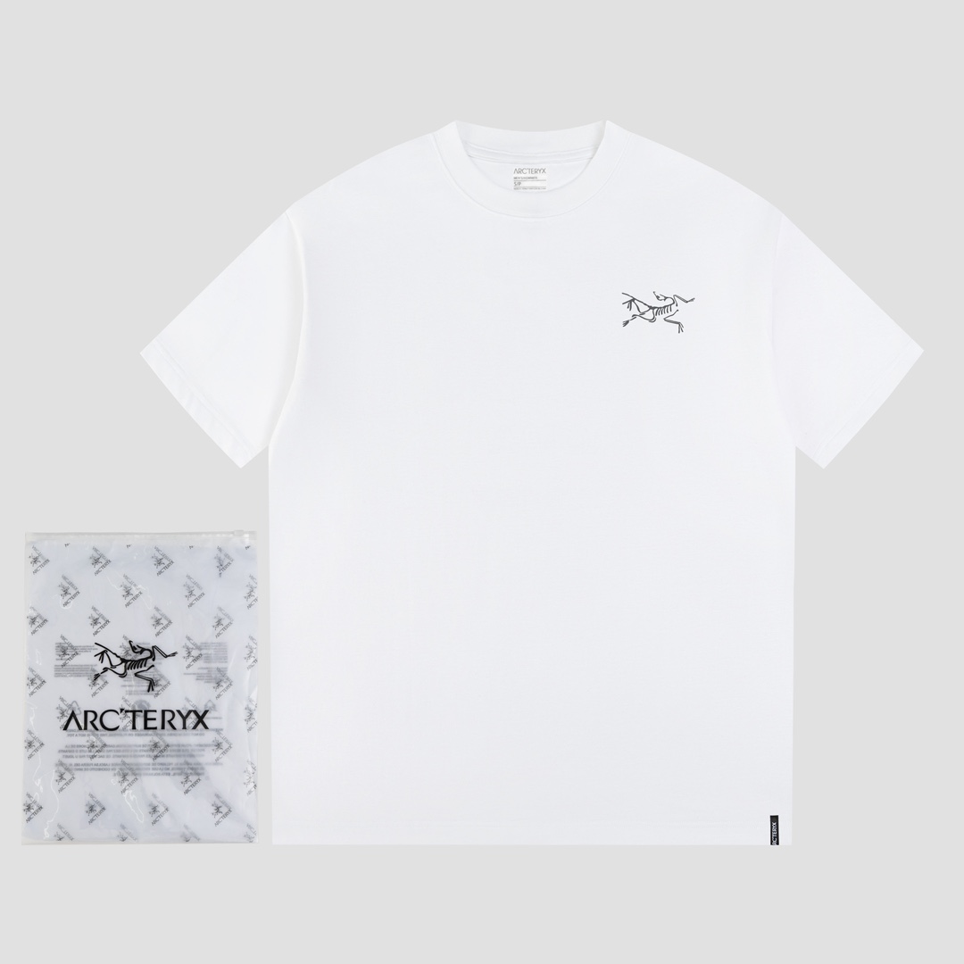 Ayc Teryx 2024FW Short Sleeve T-shirt with Bird Logo Stamp, High-End Fabric. - 图片 1