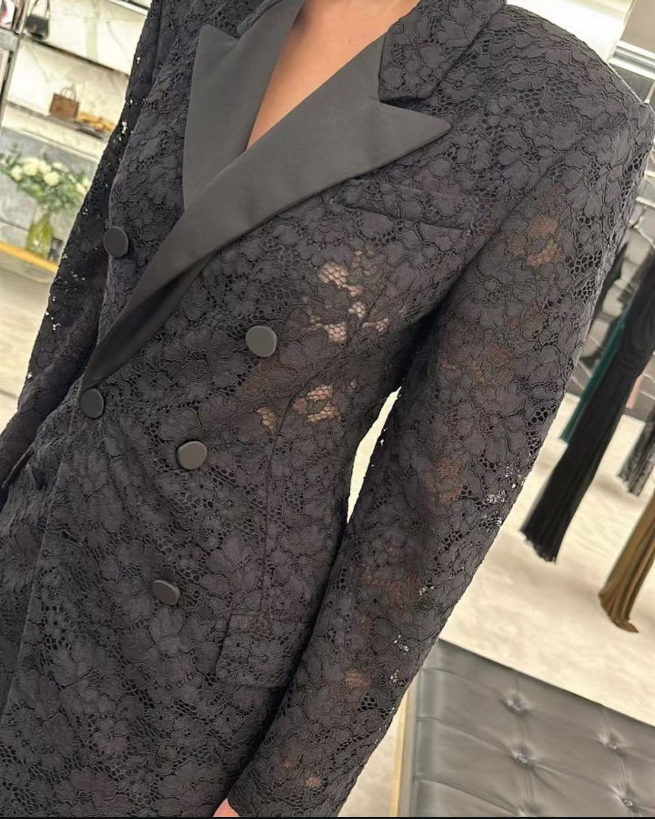 NO:316323,[Love] New [Love]!  Latest SLP 24NEW lace smoking suit. Size SML., loro piana, alexander wang19860909[爱心]新款[爱心]！最新SLP 24NEW 蕾丝吸烟装.尺码SML.,,loro piana,alexander wang,Women's clothing