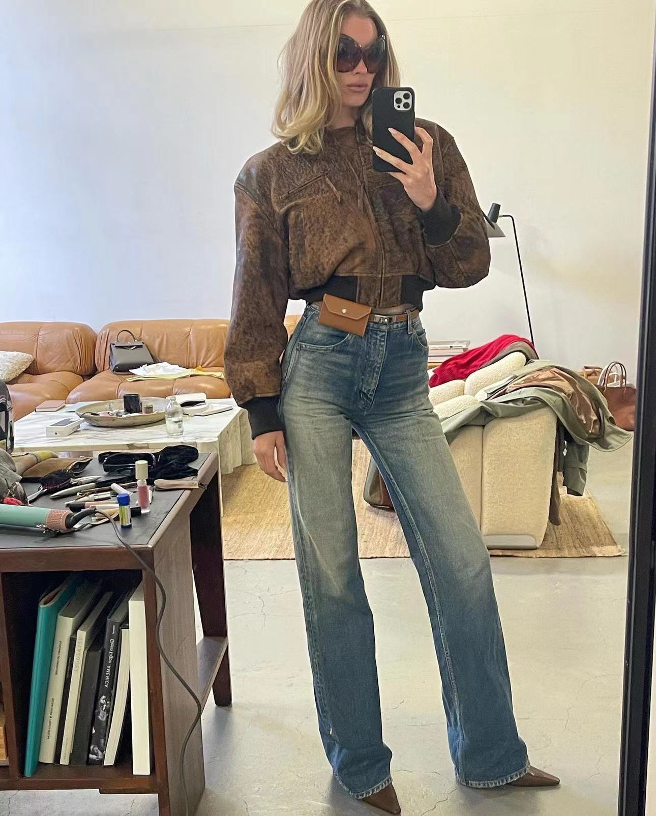 NO:308279,[Love] New [Love]!  Latest SLP 24NEW micro-flare jeans. Size SML., loro piana, jeans, alexander wang19860909[爱心]新款[爱心]！最新SLP 24NEW 微喇牛仔裤.尺码SML.,,loro piana,jeans,alexander wang,Women's clothing