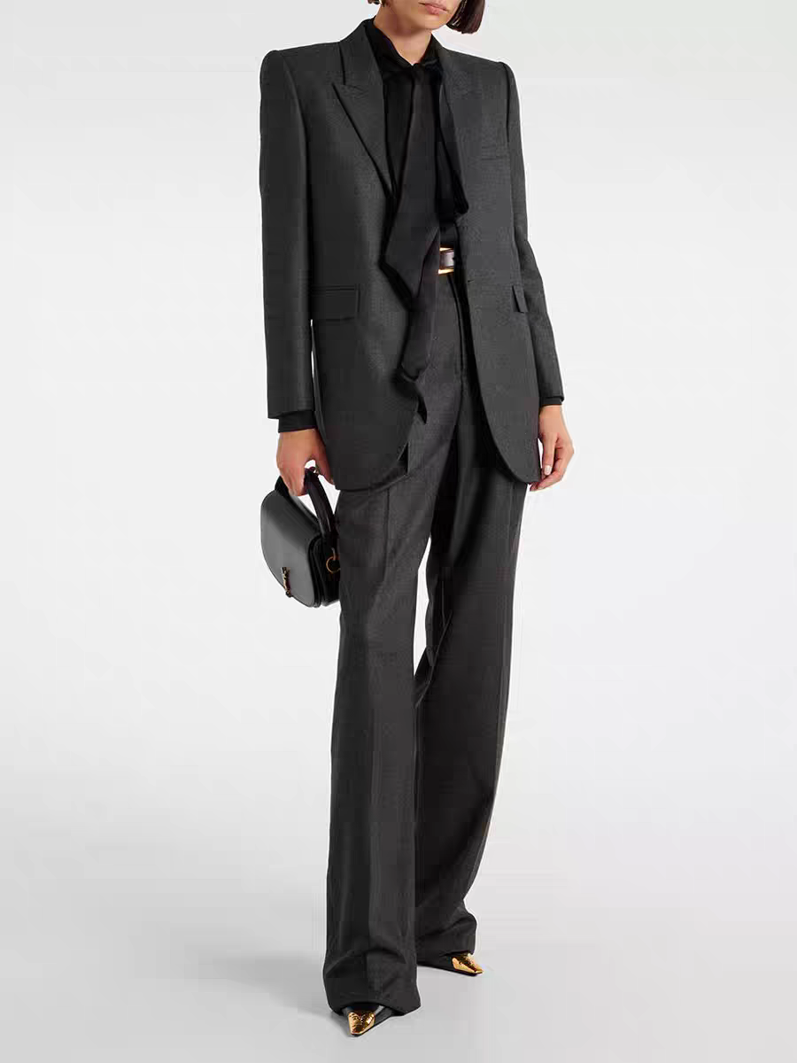 NO:536032,[Love] New [Love]!  Latest SLP 25NEW Wool Flannel Classic Smoking Pack + Smoking Clothing Trousers. Size SML. West, loro piana, alexander wang19860909[爱心]新款[爱心]！最新SLP 25NEW 羊毛法兰绒经典吸烟装+吸烟装西裤.尺码SML.西,,loro piana,alexander wang,Women's clothing