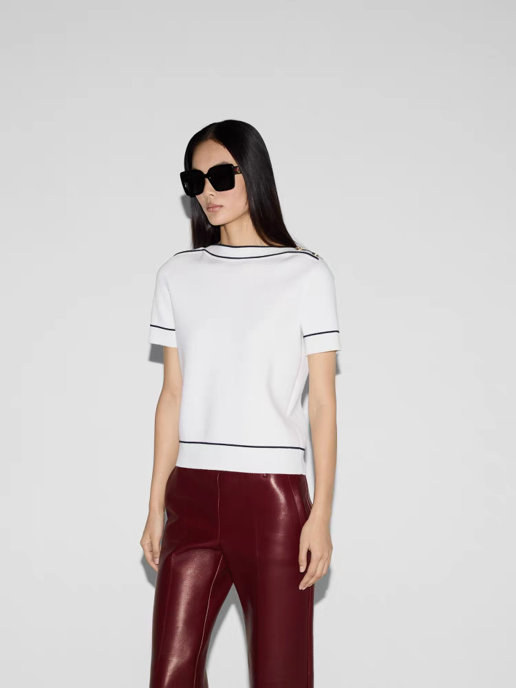 NO:324722,[Love] New [Love]!  Latest GU 25NEW One-Shoulder Sweater. Size SML..,alexander wang19860909[爱心]新款[爱心]！最新GU 25NEW 一字肩针织衫.尺码SML..,,alexander wang,Women's clothing