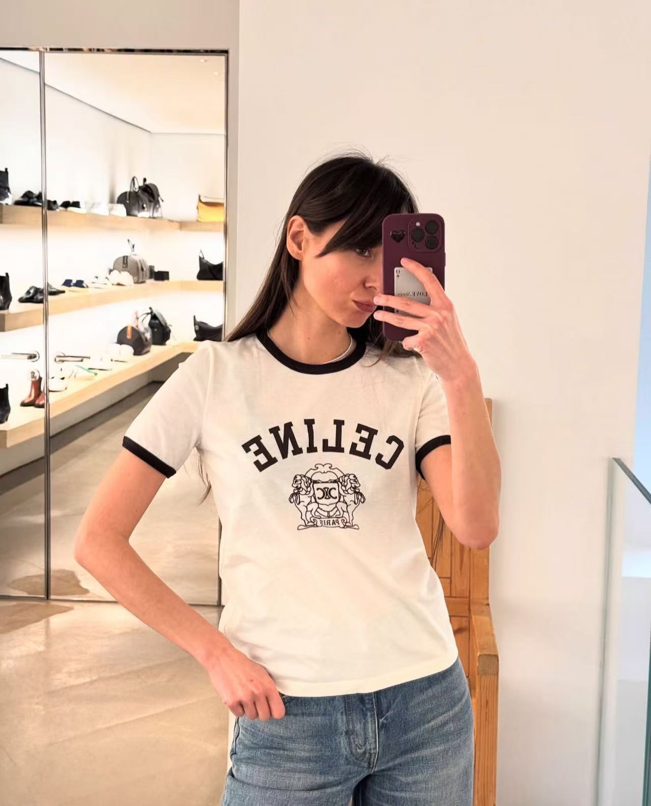 NO:420697,[Love] New [Love]!  Latest CE 25NEW alphabet printed splice T-shirt. Size SML.., tees, t-shirt, alexander wang19860909[爱心]新款[爱心]！最新CE 25NEW 字母印花拼接T恤.尺码SML..,,tees，t-shirt,alexander wang,Women's clothing