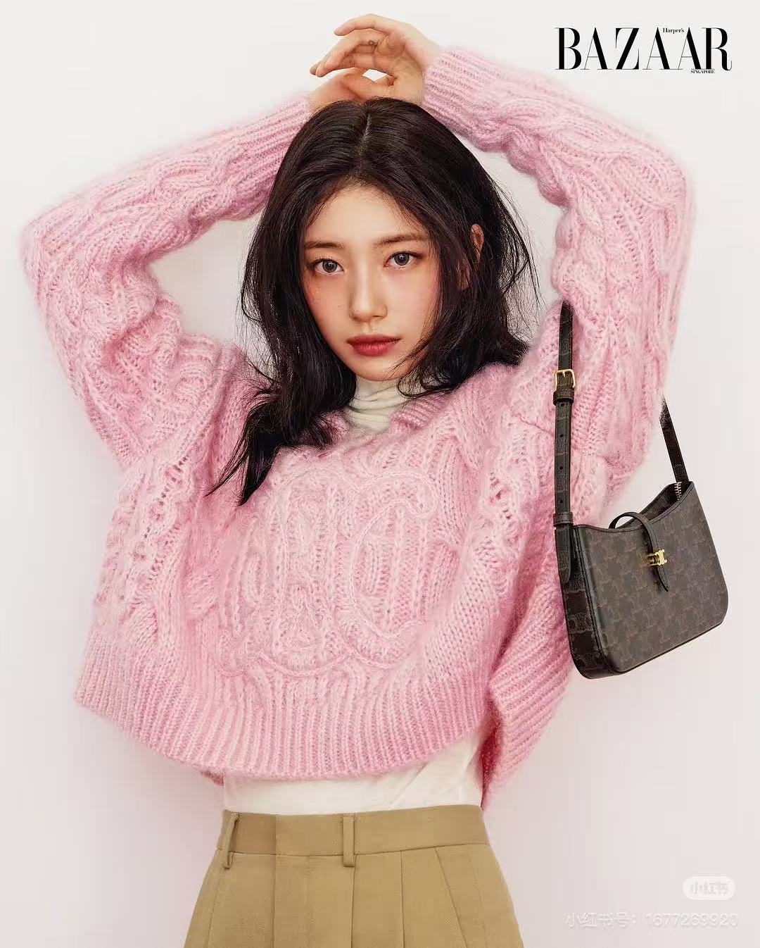 NO:590915,[Love] New style [Love]!  The latest CE 25NEW high proportion mohair Arc de Triomphe LOGO lapel sweater. Color pink, white, blue. Size SML.,,sweaters,alexander wang19860909[爱心]新款[爱心]！最新CE 25NEW 高比例马海毛凯旋门LOGO翻领毛衣.颜色粉、白、蓝.尺码SML.,,sweaters,alexander wang,Women's clothing