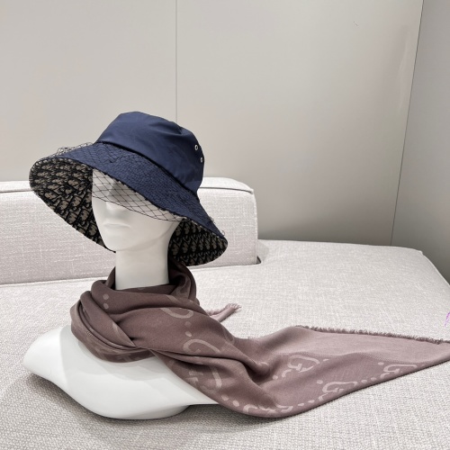 Gucci Large GG Jacquard Shawl Dove Gray 140x140cm Silk Wool Blend