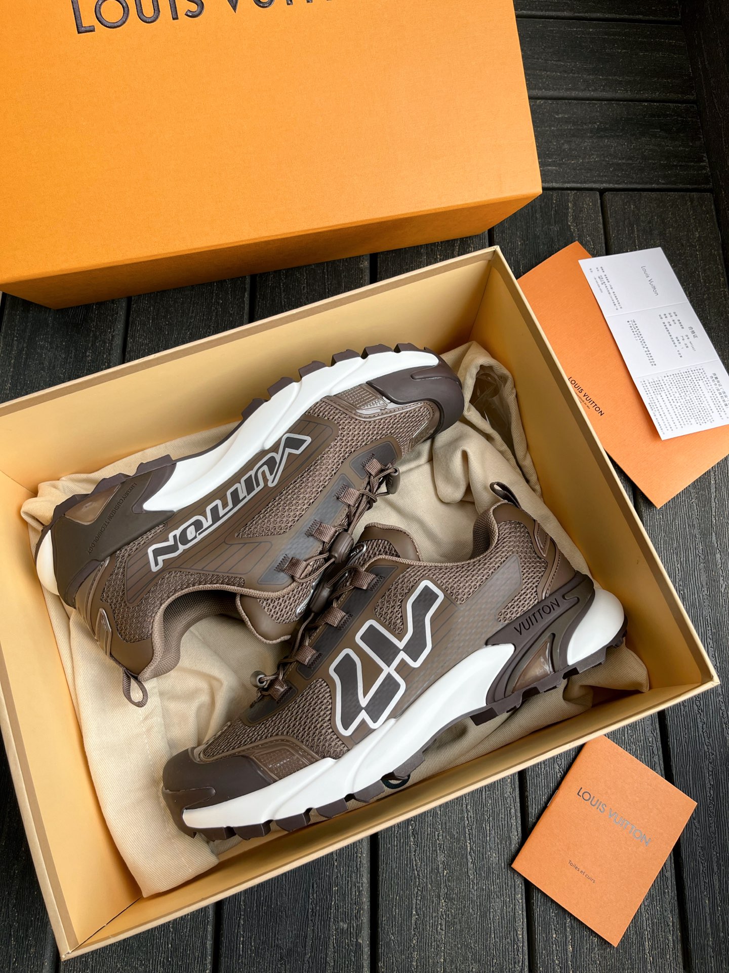 Мужские кроссовки Louis Vuitton LV Runner P500