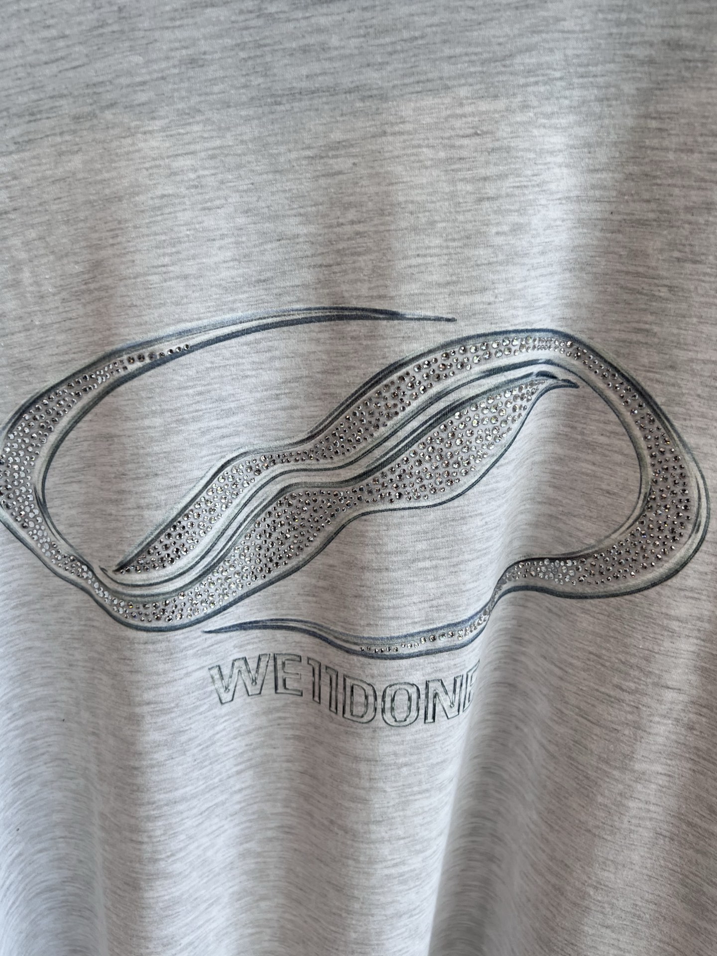 2025s We11done Water Drillo Light Long-Sleeved T-Shirt Dress – High-Quality Streetwear Fashion - 图片 3