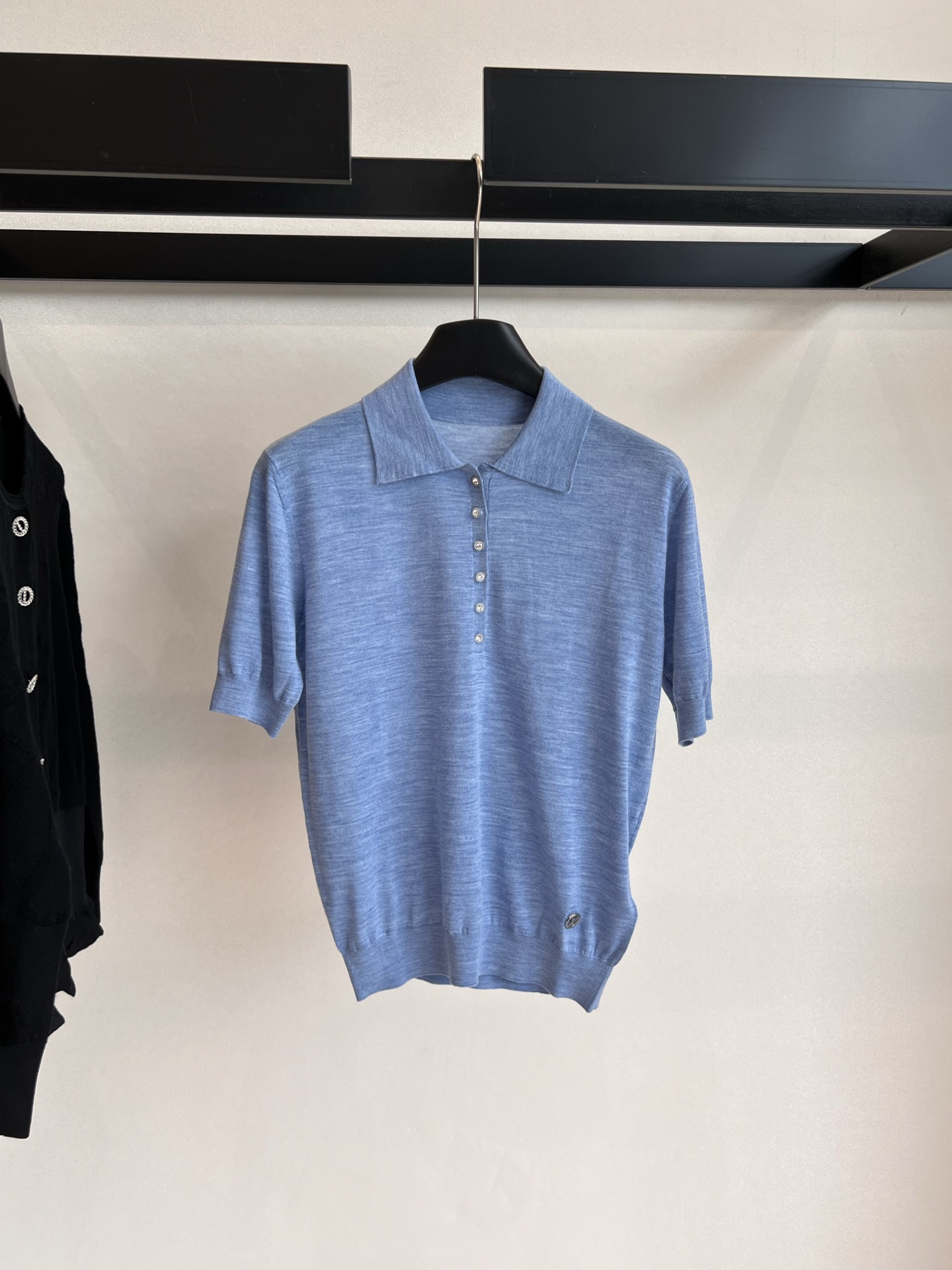 “2025FW LV Blue Crotch Knit Suit: Neutral Style Design for Women | Sizes SML” - 图片 1