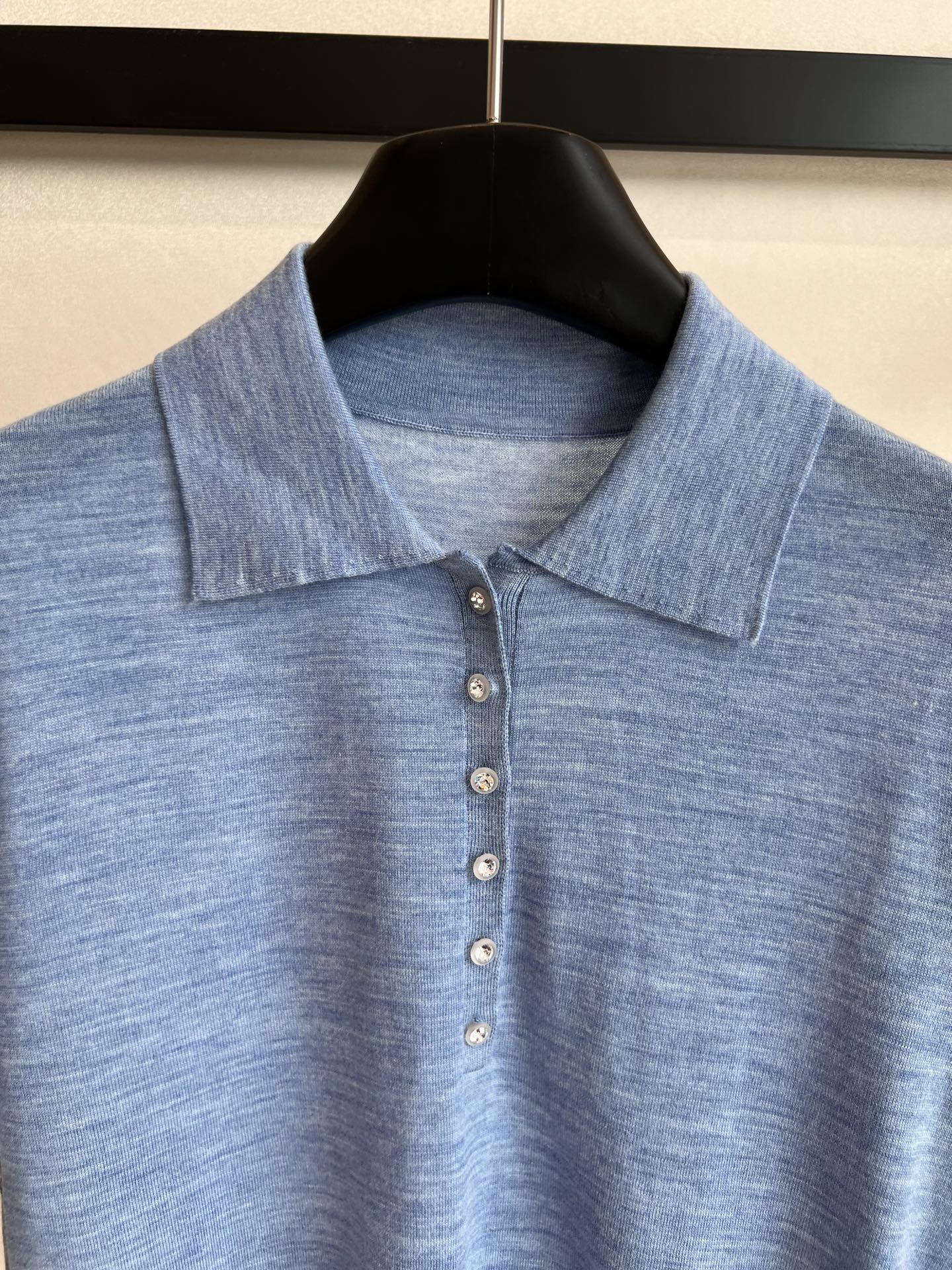 “2025FW LV Blue Crotch Knit Suit: Neutral Style Design for Women | Sizes SML” - 图片 2