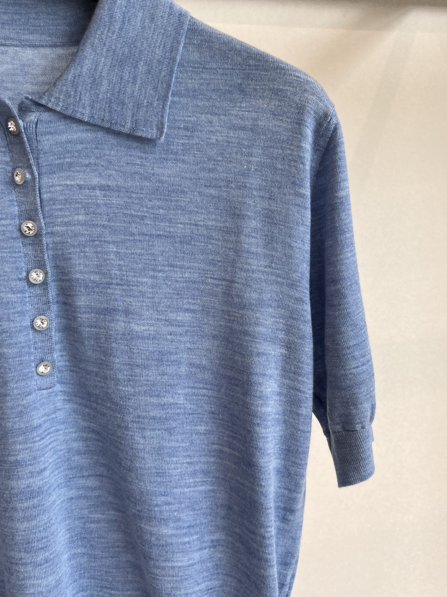 “2025FW LV Blue Crotch Knit Suit: Neutral Style Design for Women | Sizes SML” - 图片 3