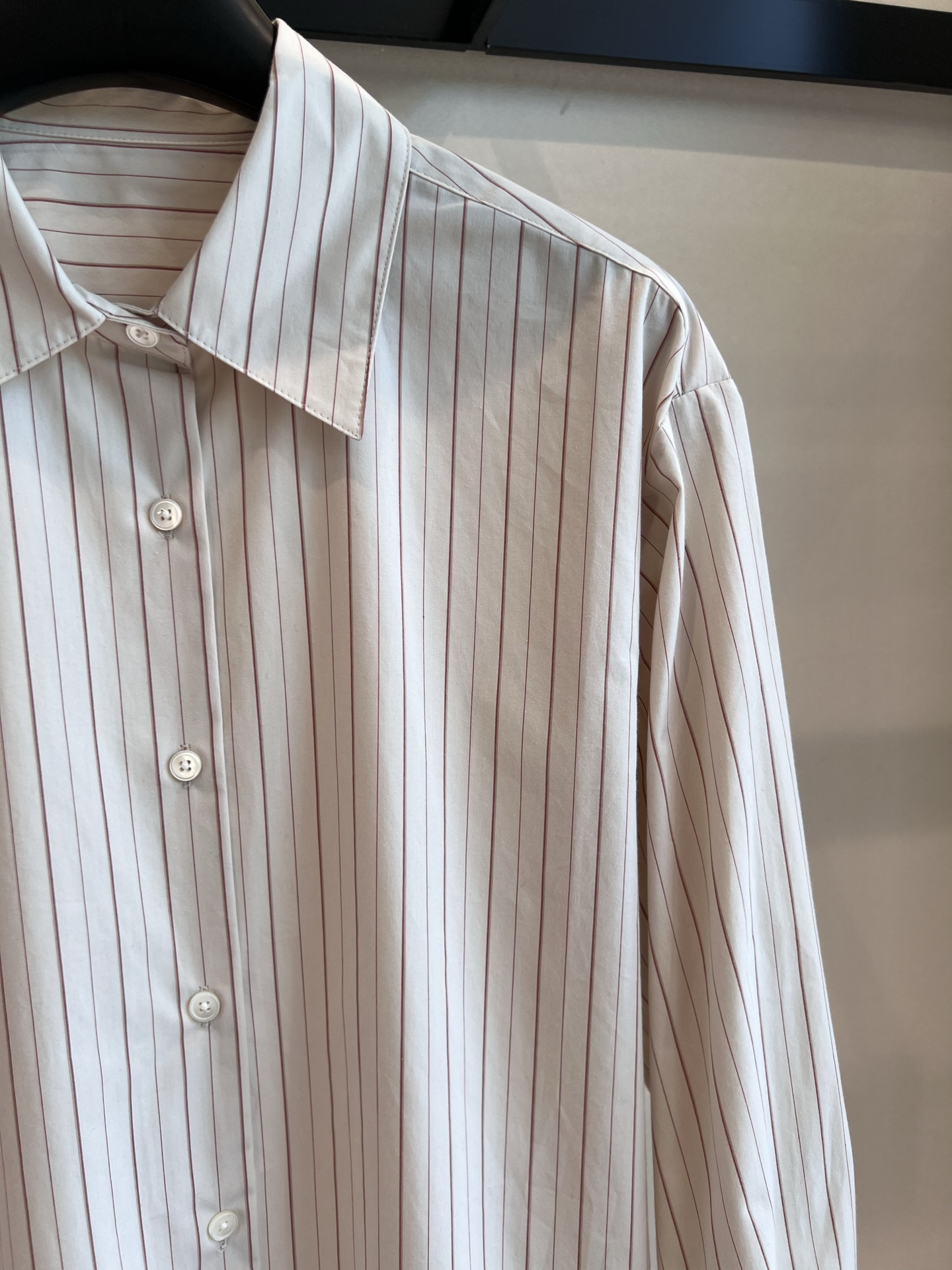P828 One-Size-Fits-All Dress 2025FW Therow Janni Long Striped Shirt Cotton Comforts SML 2508 - 图片 3