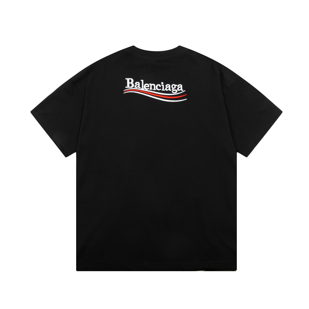 Balenciaga Wave Coca-Cola Logo Print Short Sleeve T-Shirt - Unisex 7 i1700918101 327 5