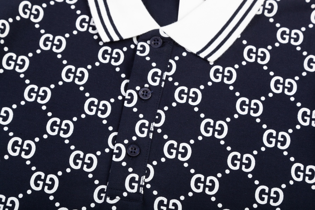 “Gucci Gooch: 1980s Inspired Upgrade with Original Fabric Polo” - 图片 4