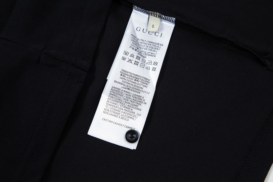Gucci Double G Logo Polo: 1980s-inspired Upgrade in Black, Custom Fit, Unisex, Sizes M-3XL - 图片 8