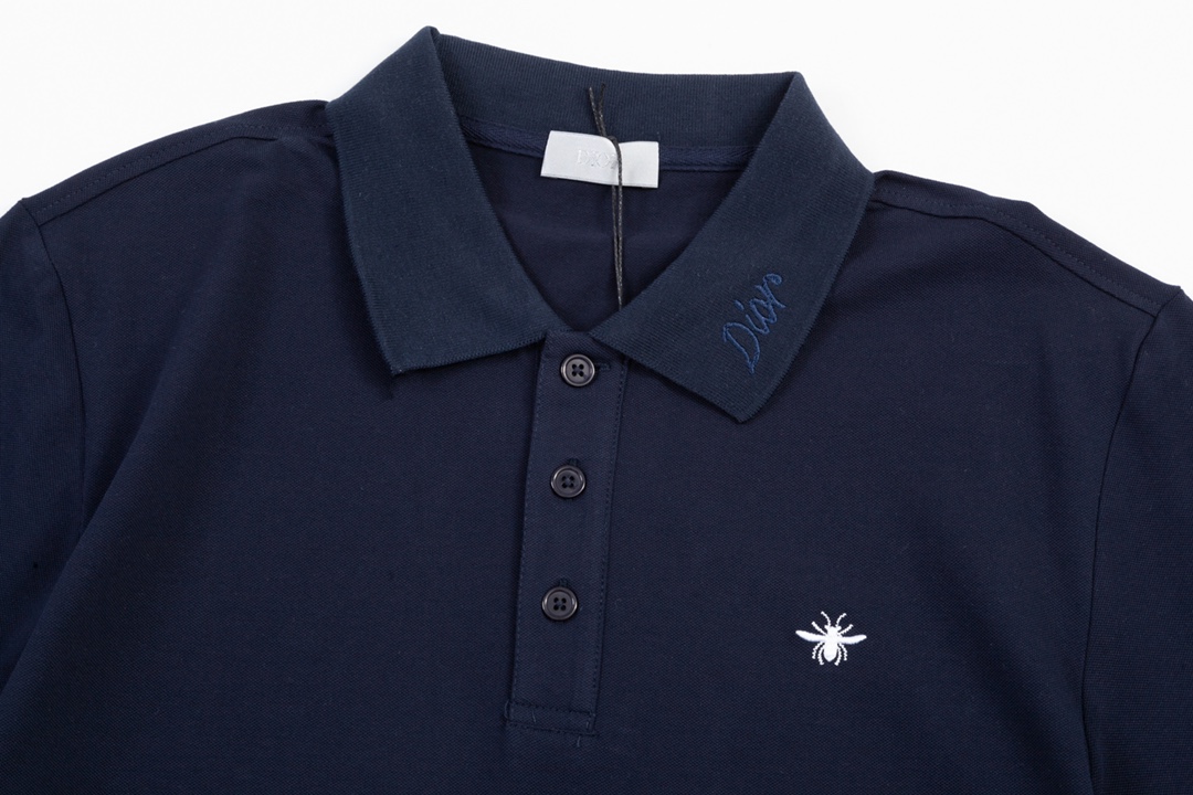 DiOR 迪奥 经典LoGO 小蜜蜂 刺绣 Polo衫 2