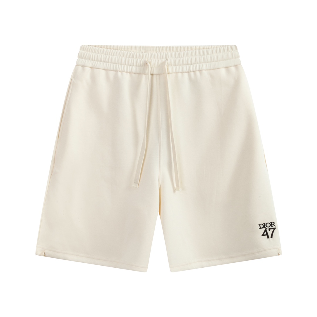 DIOR Bordado de letras Dior 47, pantalón con flecos, bordado simple del logo LoGO🪡 Pantalón cinco cuartos, tejido de a…