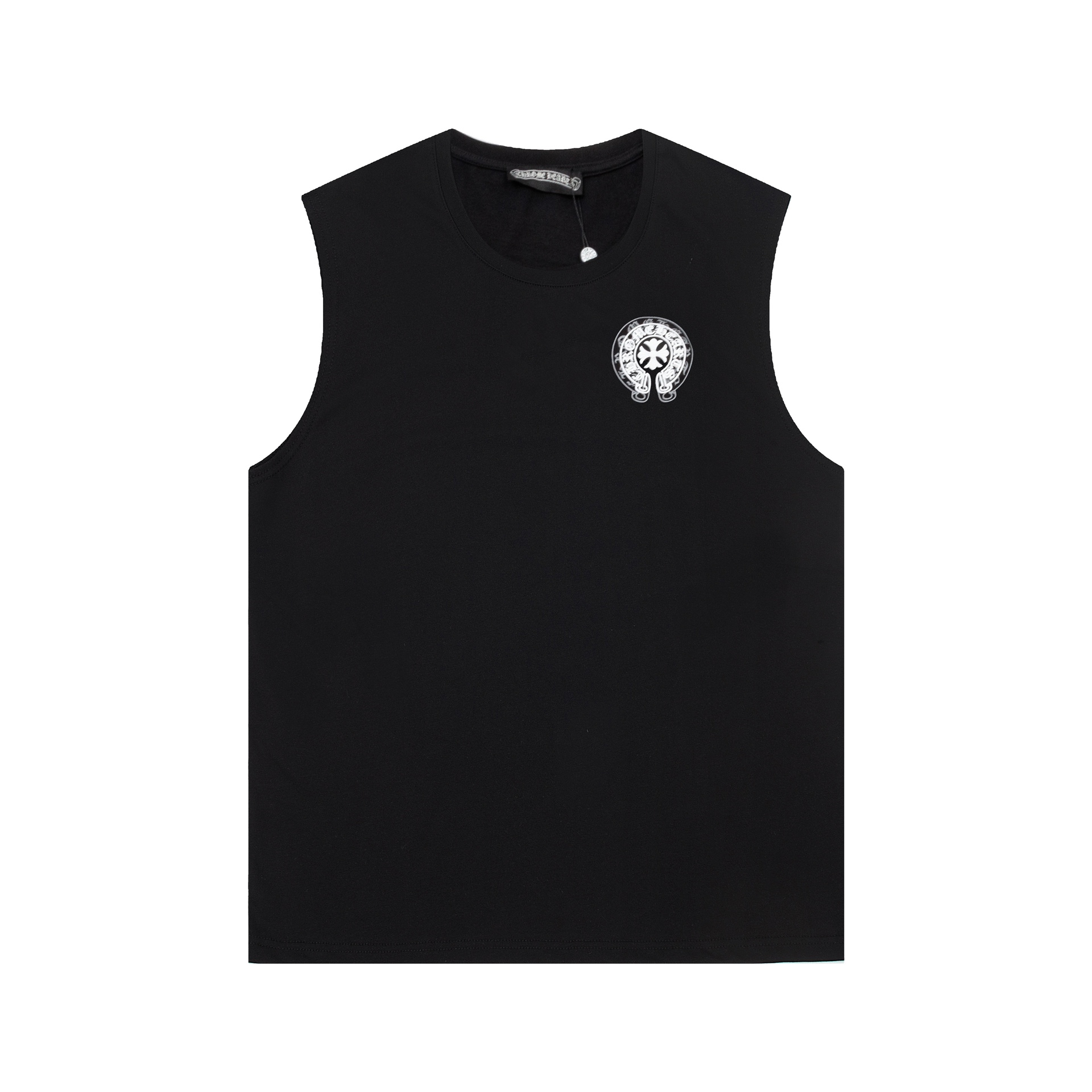 Chrome Hearts Clothing Tank Tops&Camis Waistcoats Black Printing Unisex Spring/Summer Collection Fashion