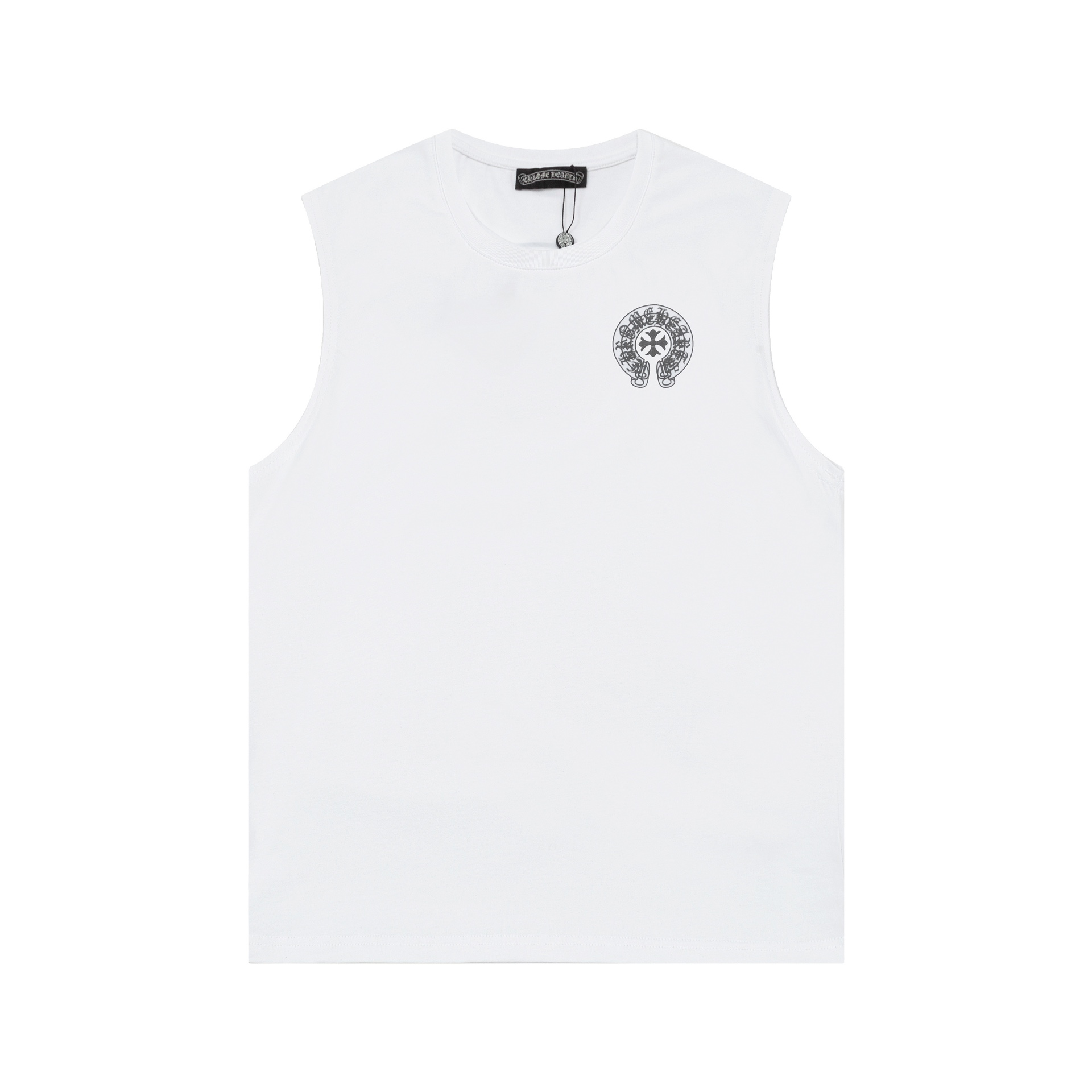 Chrome Hearts Clothing Tank Tops&Camis Waistcoats Perfect Replica
 White Printing Unisex Spring/Summer Collection Fashion