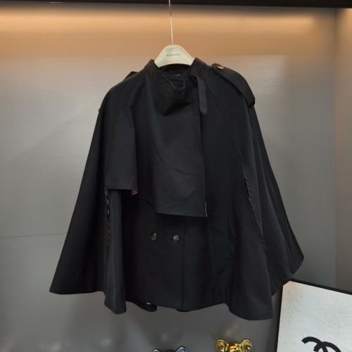 Burberry Stylish Cape Coat Classic Chic Design Trendy Outerwear 1 Burberry Stylish Cape Coat Classic Chic Design Trendy Outerwear