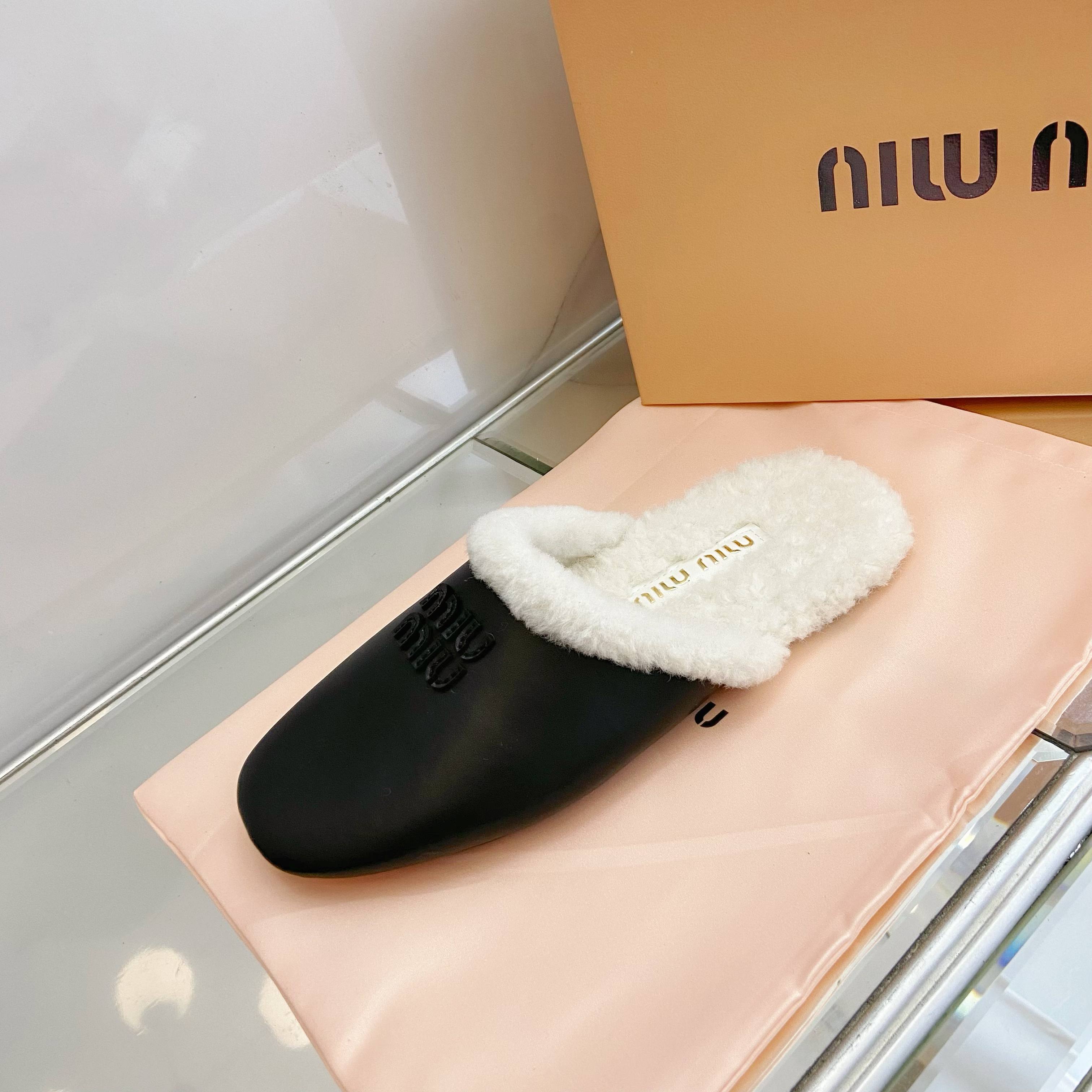 缪缪 Miu Miu 经典高奢皮鞋鞋履高跟鞋 #ED19AA5F 4
