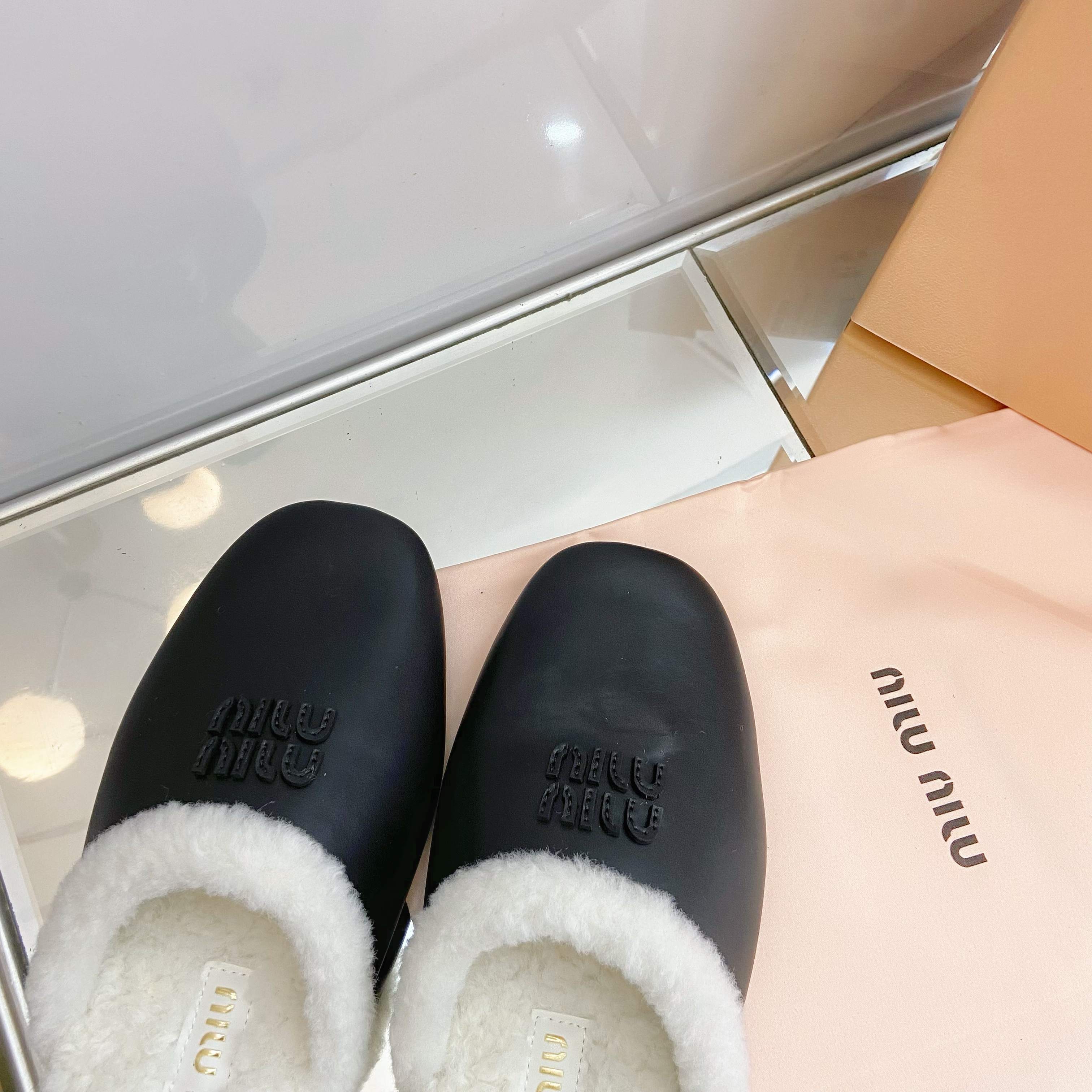 缪缪 Miu Miu 经典高奢皮鞋鞋履高跟鞋 #ED19AA5F 6
