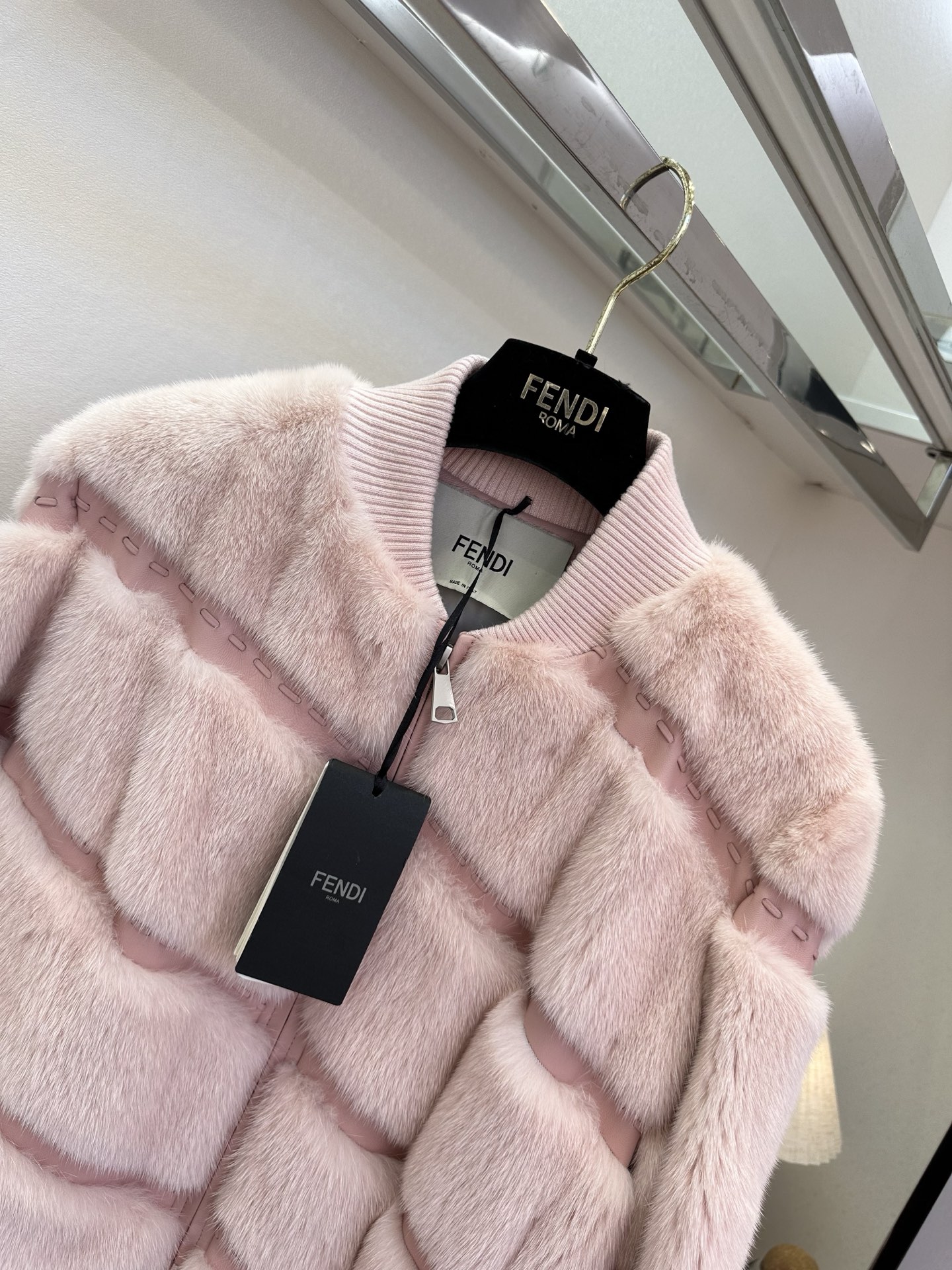 Fendi Inspired Pink Mink Fur Coat | Imported Purple Grade Mink 6 i1763814898974 7586 0 4