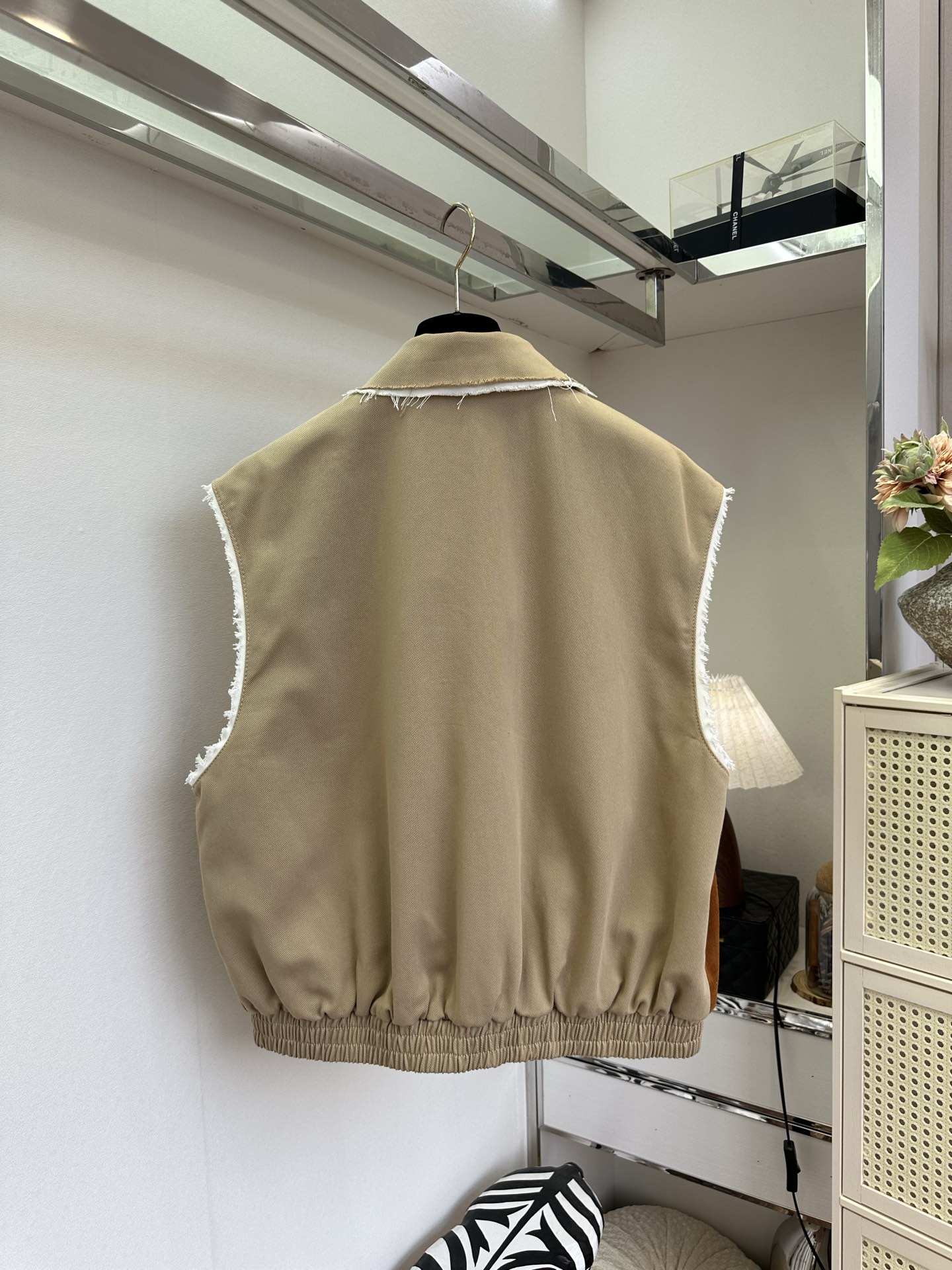 Miu Miu suede collared waistcoat