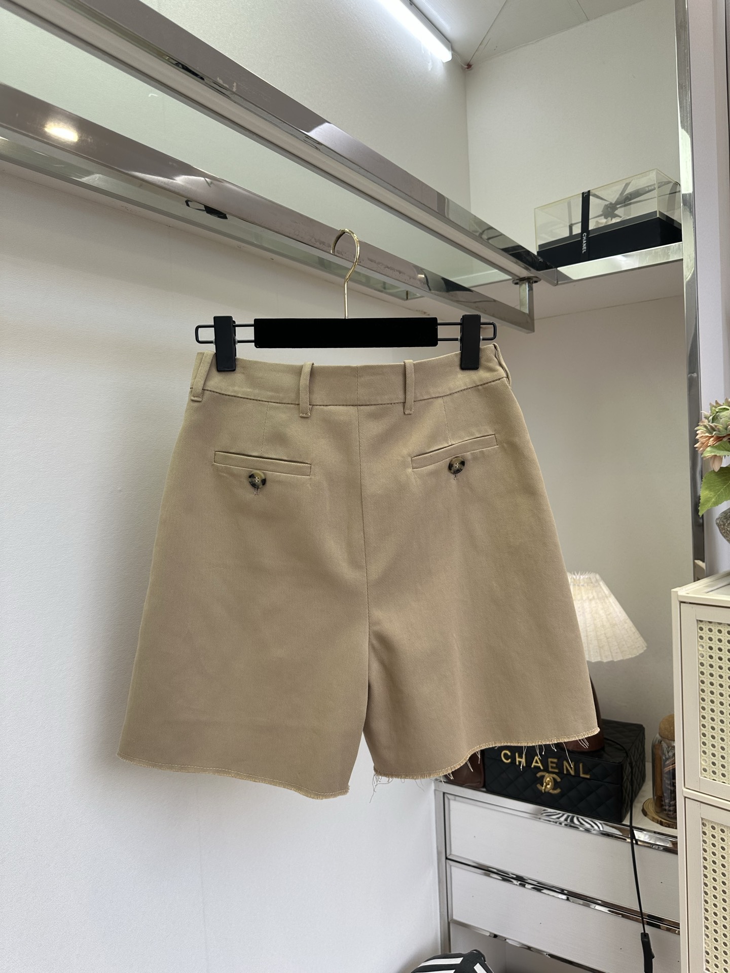 Miu Miu Canvas & Suede Patchwork Cargo Miniskirt