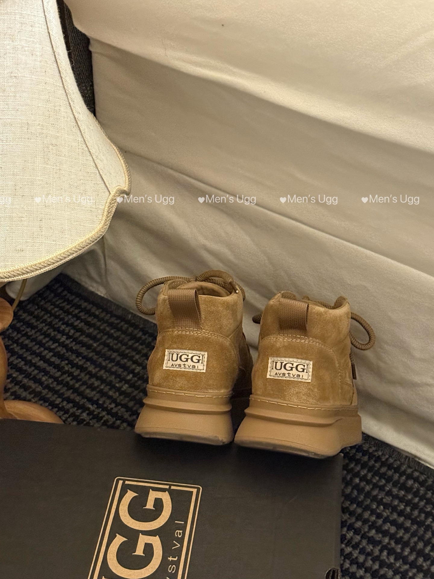 🔥𝐔*𝐠 ₂₀₂₅ . 空军联名三代男鞋全手工制作头层牛反绒 配色非常高级又休闲 内里羊毛上脚一点不臃肿