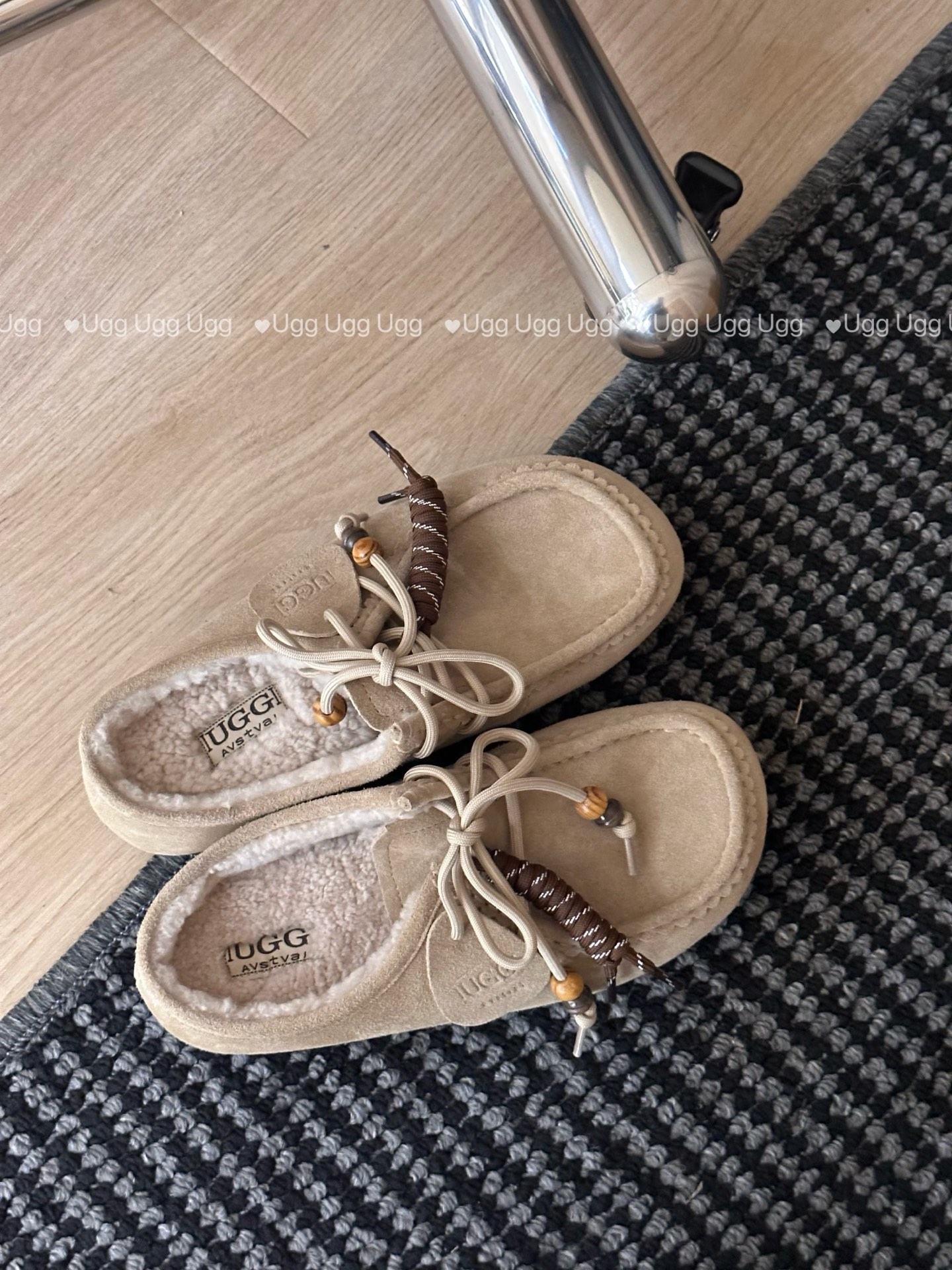 🔥𝐔*𝐠 ₂₀₂₅ . 羊毛袋鼠勃肯半拖一脚蹬袋鼠半拖来了！袋鼠鞋与勃肯的巧妙结合版型特别正 上脚超级百