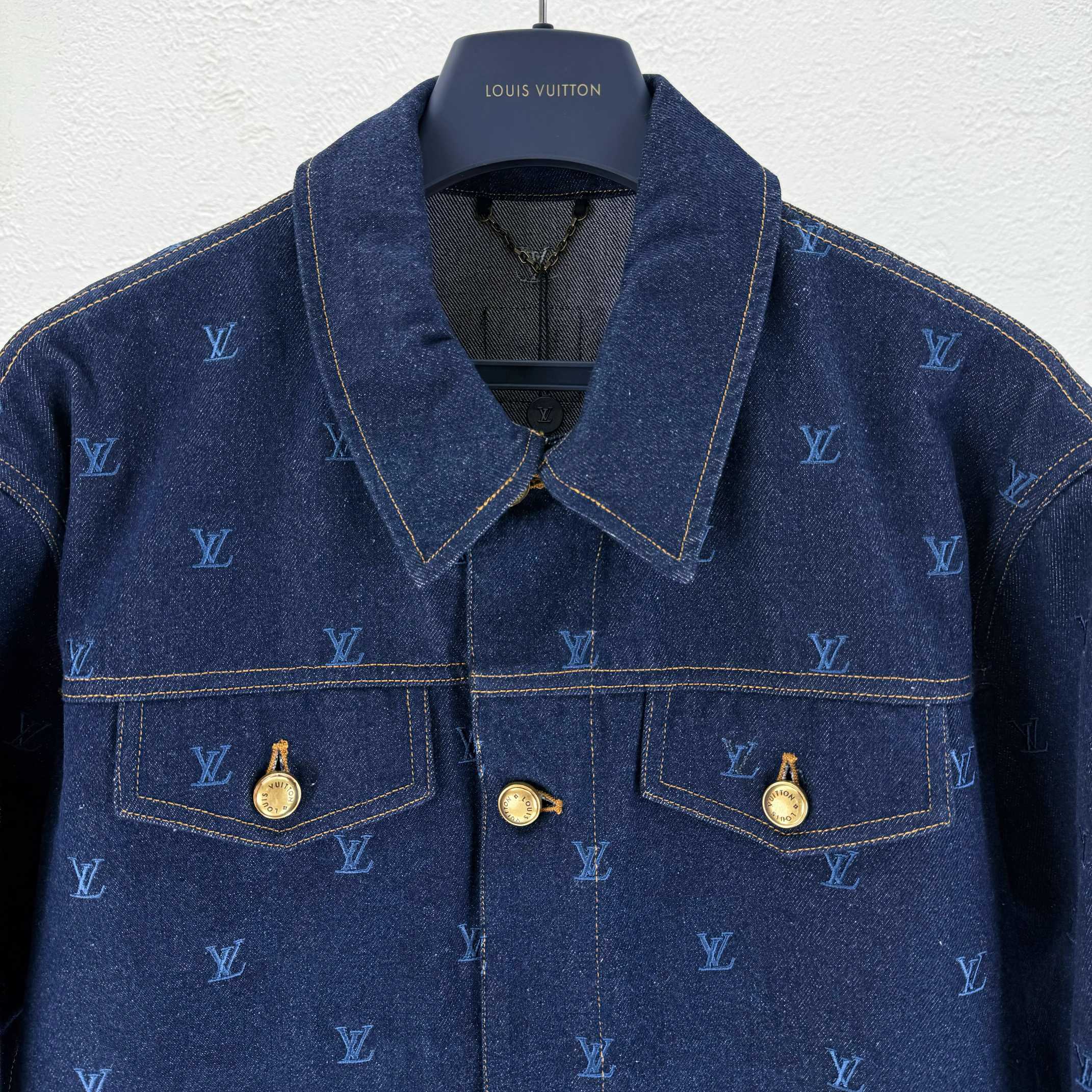Louis Vuitton Denim Embroidered Jacket, Classic Fit (Sizes S-XL Available) 2 a1730962341568 8866