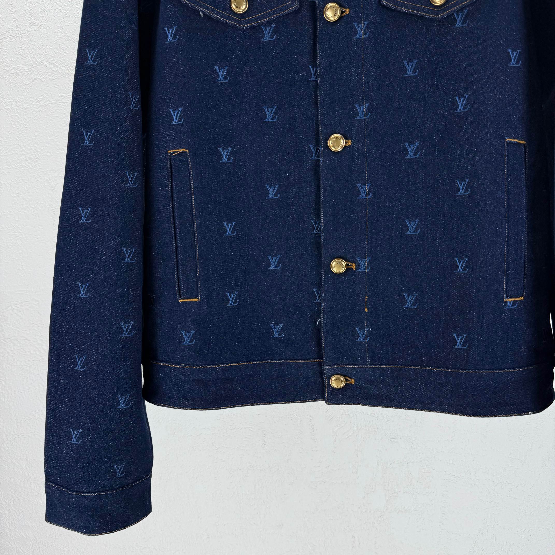 Louis Vuitton Denim Embroidered Jacket, Classic Fit (Sizes S-XL Available) 4 a1730962341664 2754