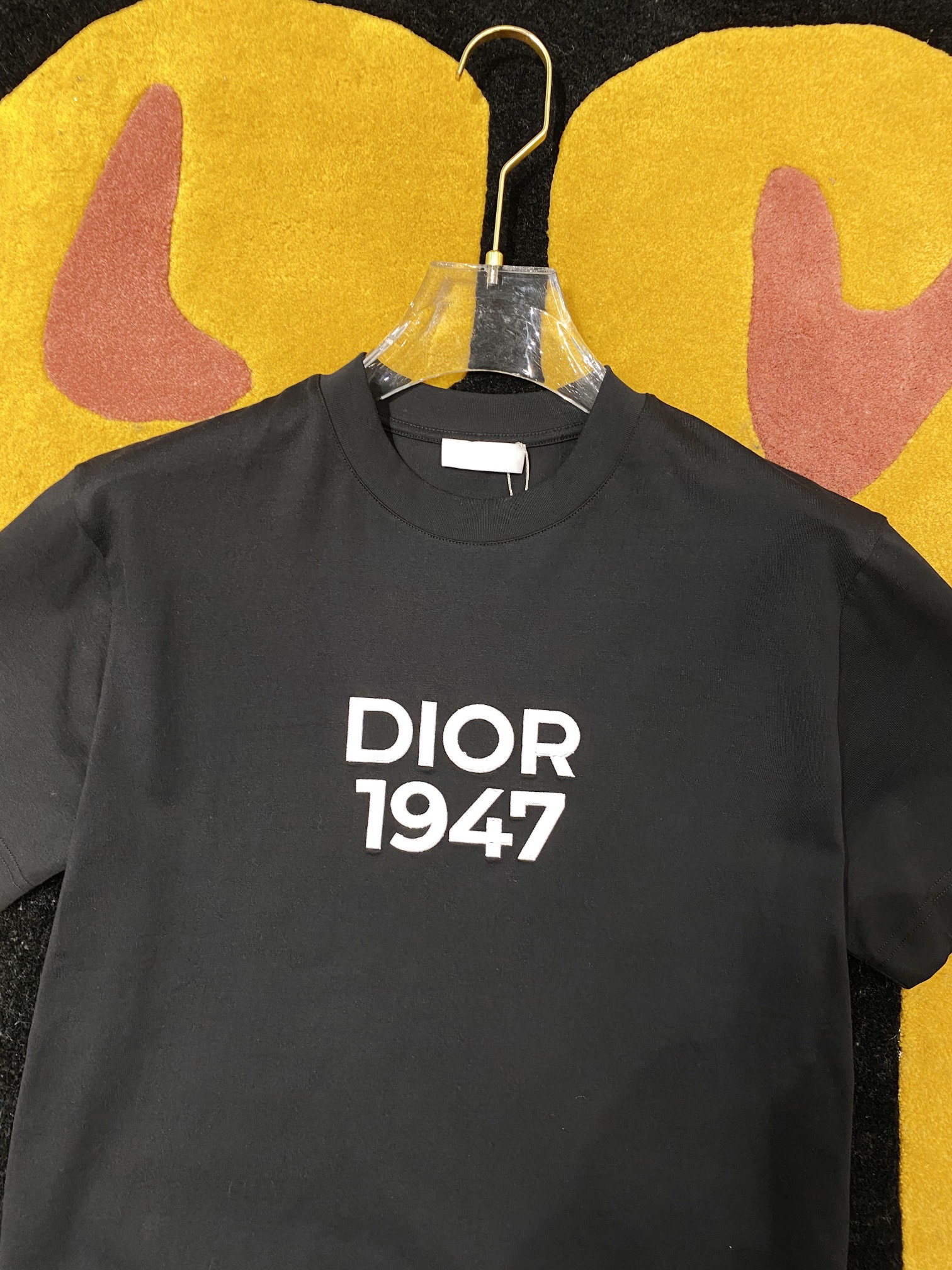   Dio*🆕 2025ss春夏新款棉质圆领短袖T恤 胸前重工刺绣 顶级丝光棉面料定制 标准版型
黑 白