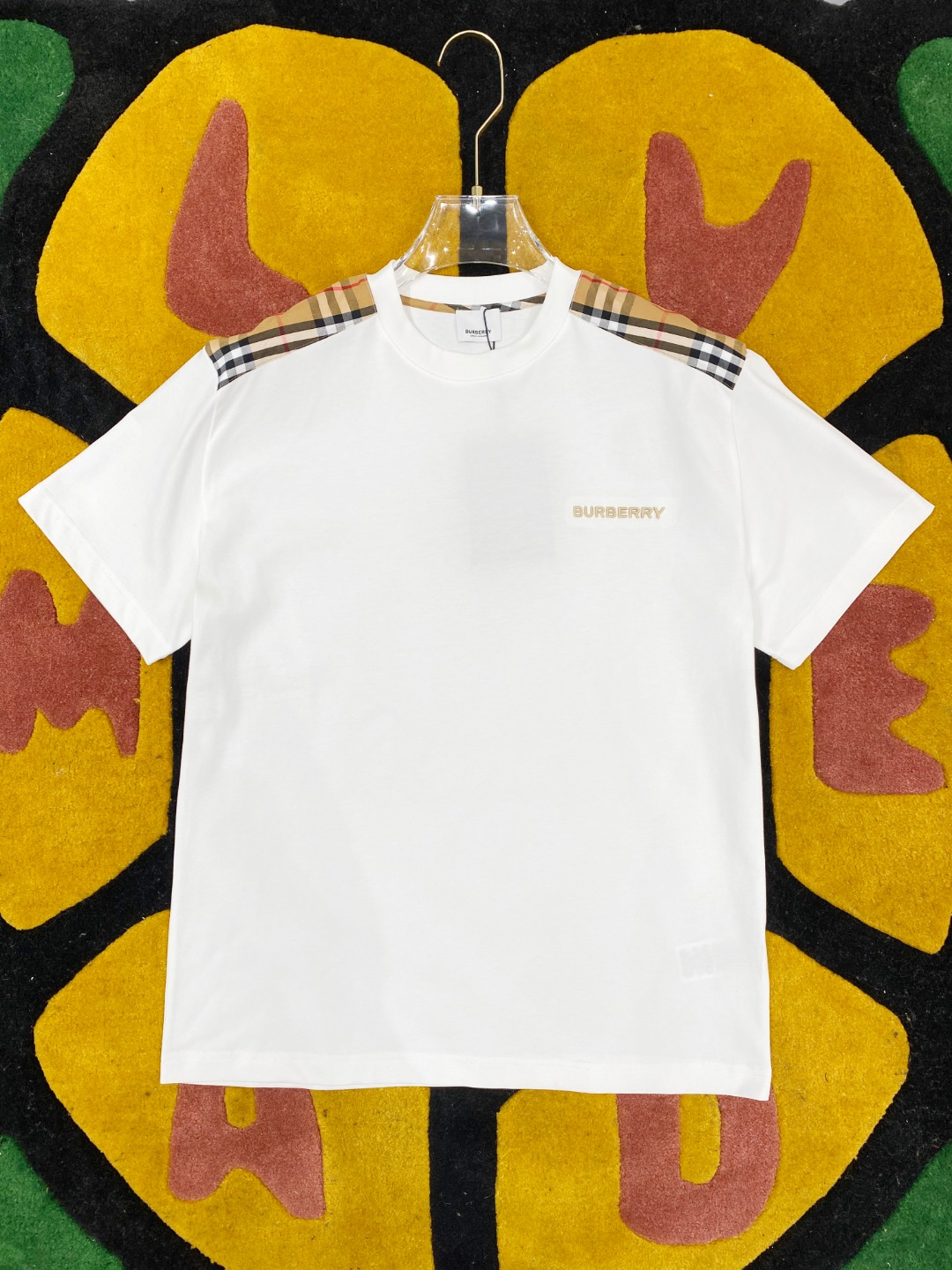 NO:125988,BBR 2025ss Spring and Summer New Cotton Round Neck Short Sleeve T-shirt Heavy Industry Embroidery Logo Top-grade Mercerized Cotton Fabric Customization Standard Style Black White Two Colors Men and Women Same Model Number S M L XL XXL,,T-shirt,tees,t-shirt,alexander wang19860909BBR 2025ss春夏新款棉质圆领短袖T恤 胸前重工刺绣标识 顶级丝光棉面料定制 标准版型 黑 白 两色 男女同款 码数S M L XL XXL,,T-shirt,tees，t-shirt,alexander wang,Men's clothing