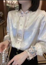 Nouveau au début du printemps 2025🔥🔥🔥Nouvelle broderie de l'industrie lourde de style chinois boucle de plaque polyvalente chemise jacquard de mode de style national tissu: jacquard de rayonne couleur: noir /blanc taille: S-XL 1 Nouveau au début du printemps 2025🔥🔥🔥Nouvelle broderie de l’industrie lourde de style chinois boucle de plaque polyvalente chemise jacquard de mode de style national tissu: jacquard de rayonne couleur: noir /blanc taille: S-XL