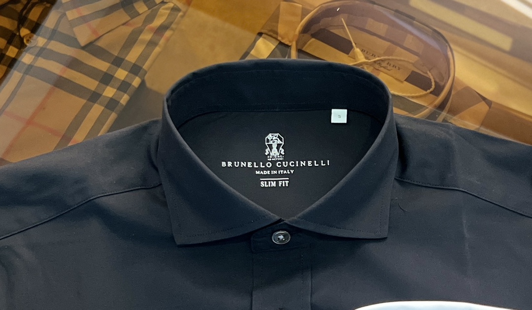 Brunello Cucinelli Classic Fit Cotton Dress Shirt - Wrinkle Resistant 7 i1706241625 1373 2