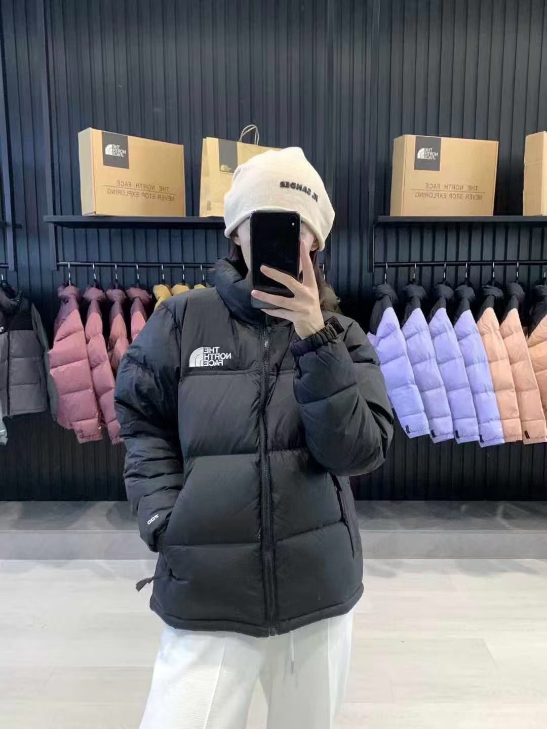 The North Face|北面1996 Nuptse 经典款/北面羽绒服 上身效果推荐