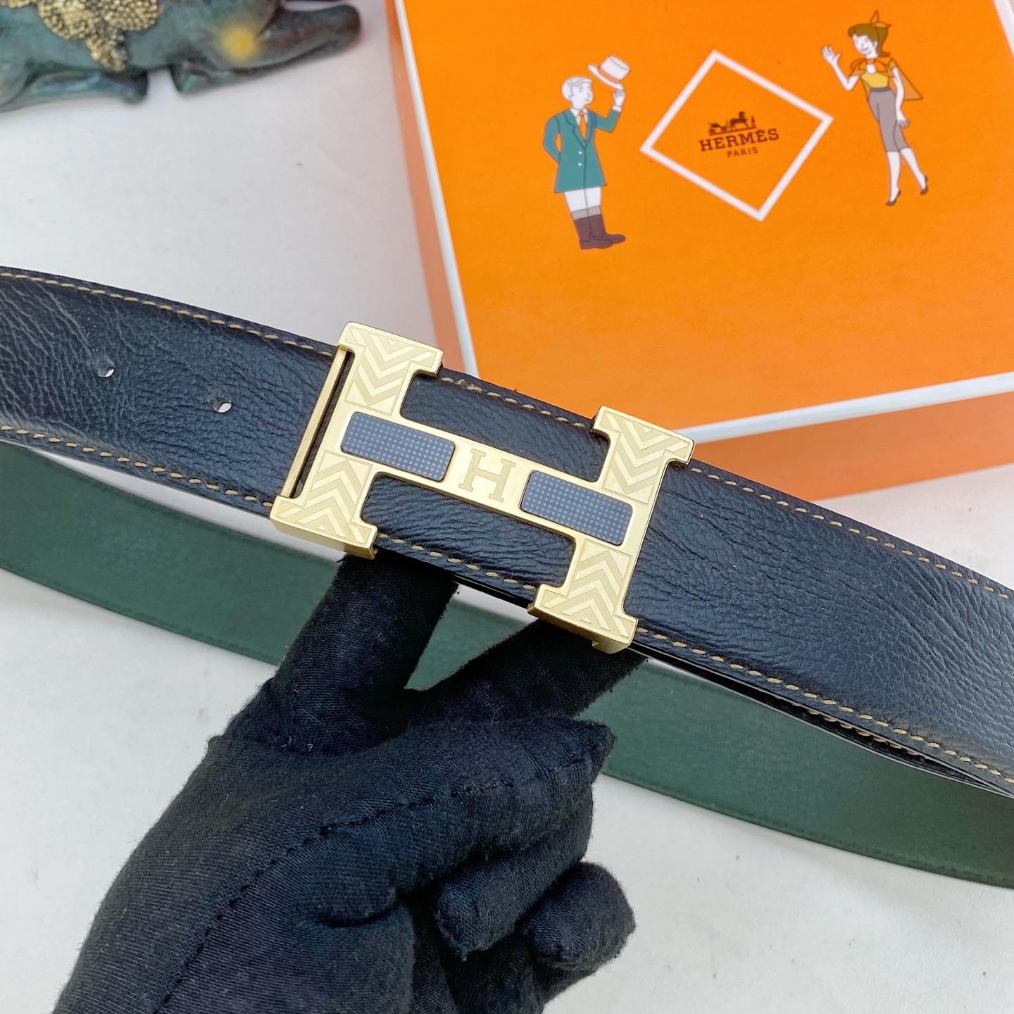 NO:924814,Original order Hermès special leather belt series, original hardware high-quality stainless steel buckle, soft and comfortable feel, width 3.8CM., belt, Hermes19860909原单 爱马仕 特种皮腰带系列 ,原厂五金精品不锈钢扣,手感柔软舒适 宽3.8CM.,皮带,hermes,Belt