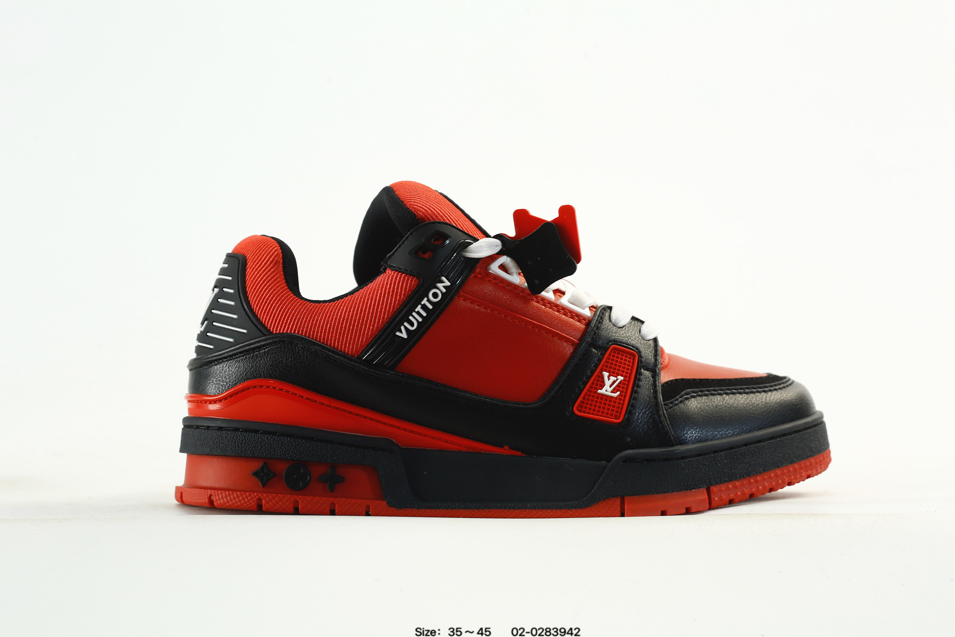 LV Louis Vuitton Trainer Sneaker Low – 02-0283942