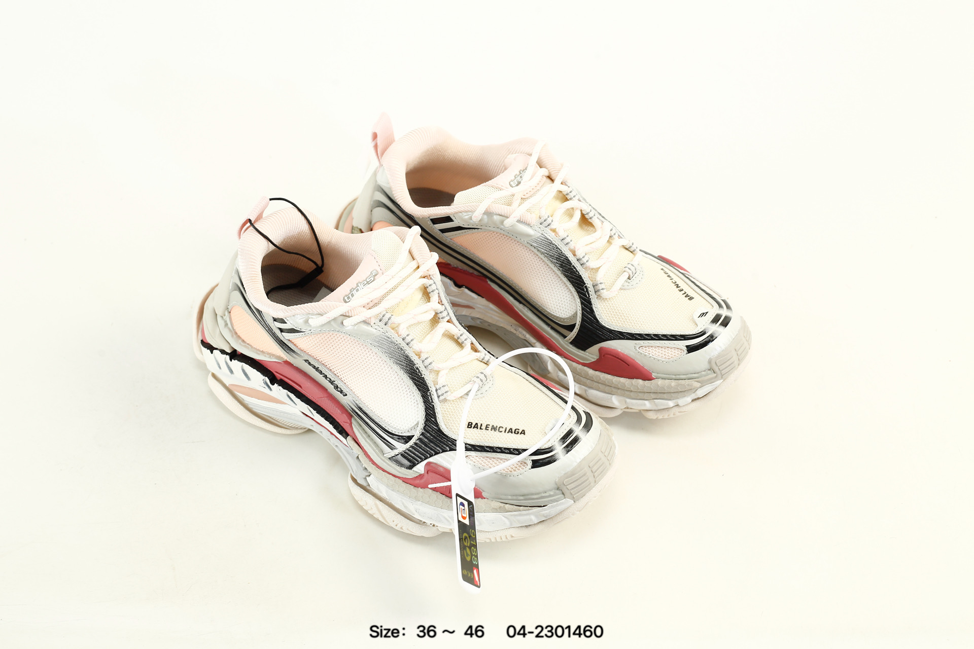 合Company-grade ✅ Balenciaga Triple S2 platform lace-up low-top chunky 5