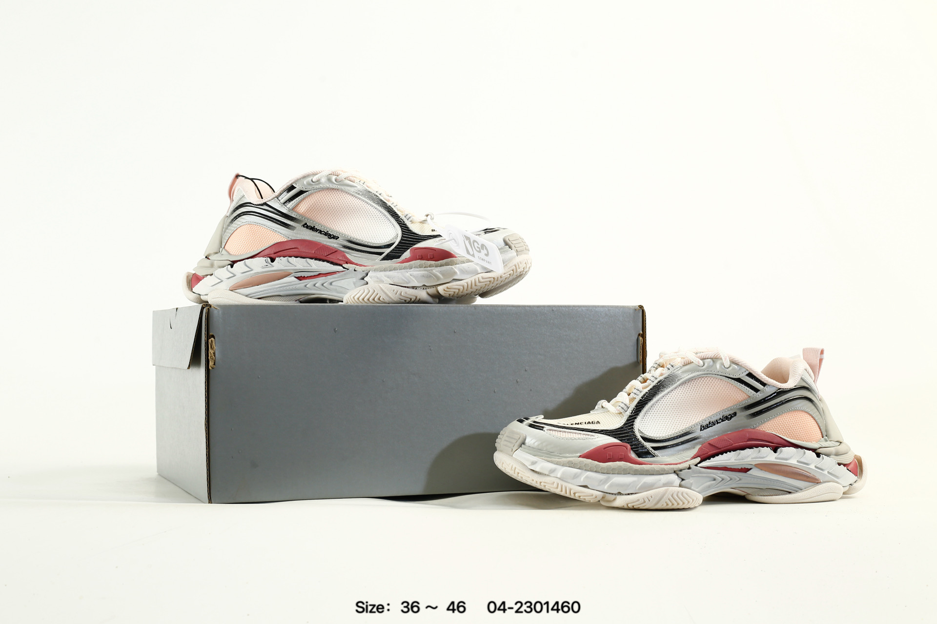 合Company-grade ✅ Balenciaga Triple S2 platform lace-up low-top chunky 7