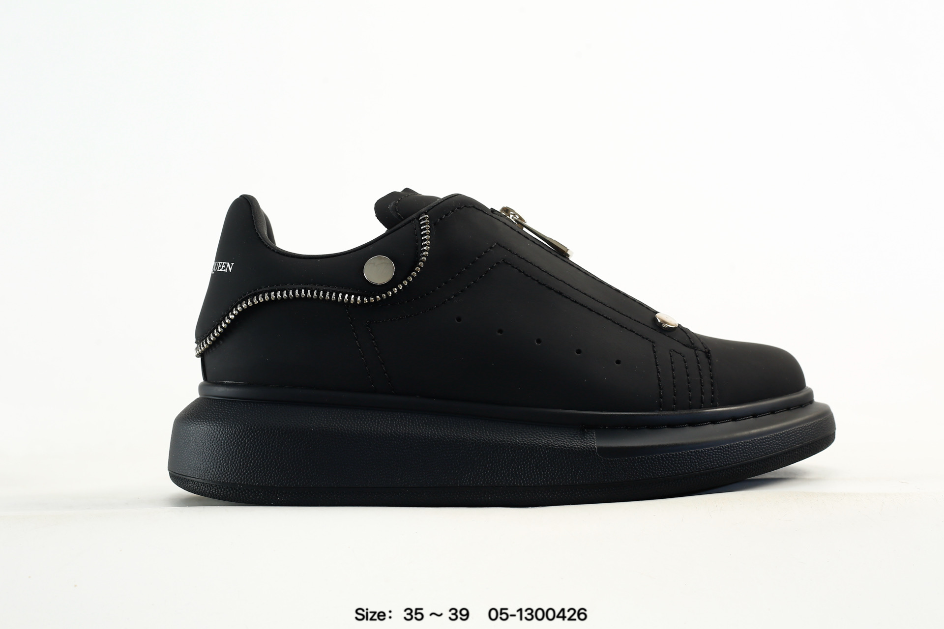 Alexander McQueen Sole Leather Sneakers – 462214WHFBU8042, photo 2