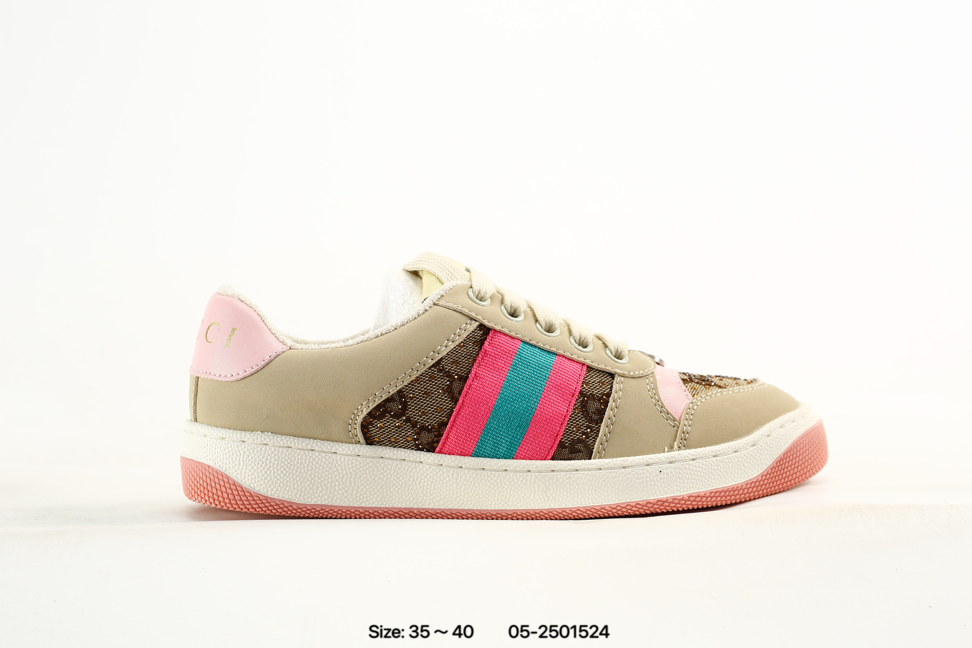 Gucci Distressed Screener Sneaker