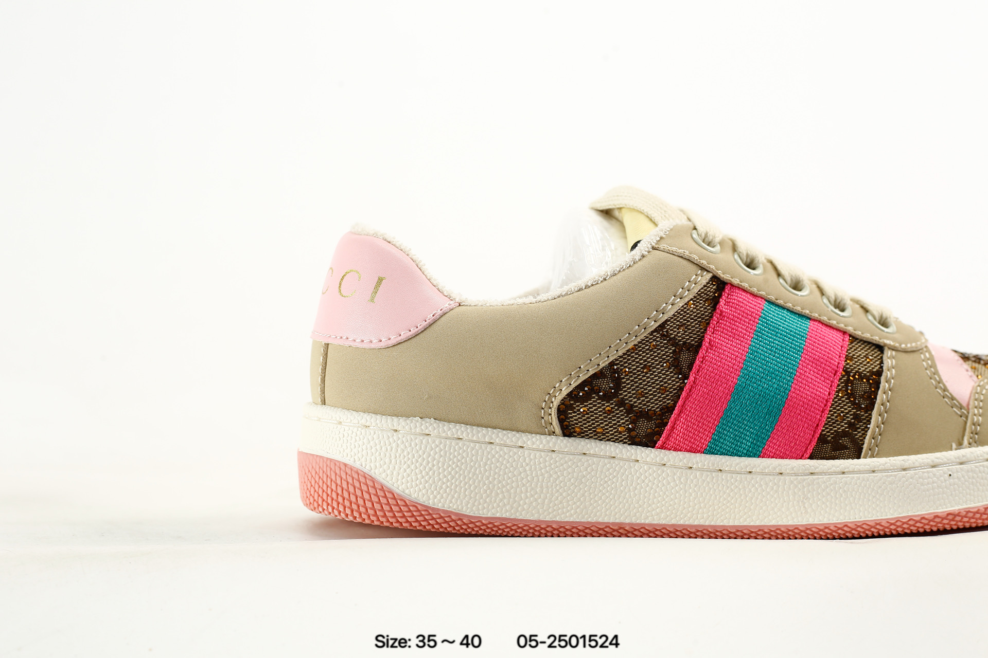 Gucci Distressed Screener Sneaker, photo 2