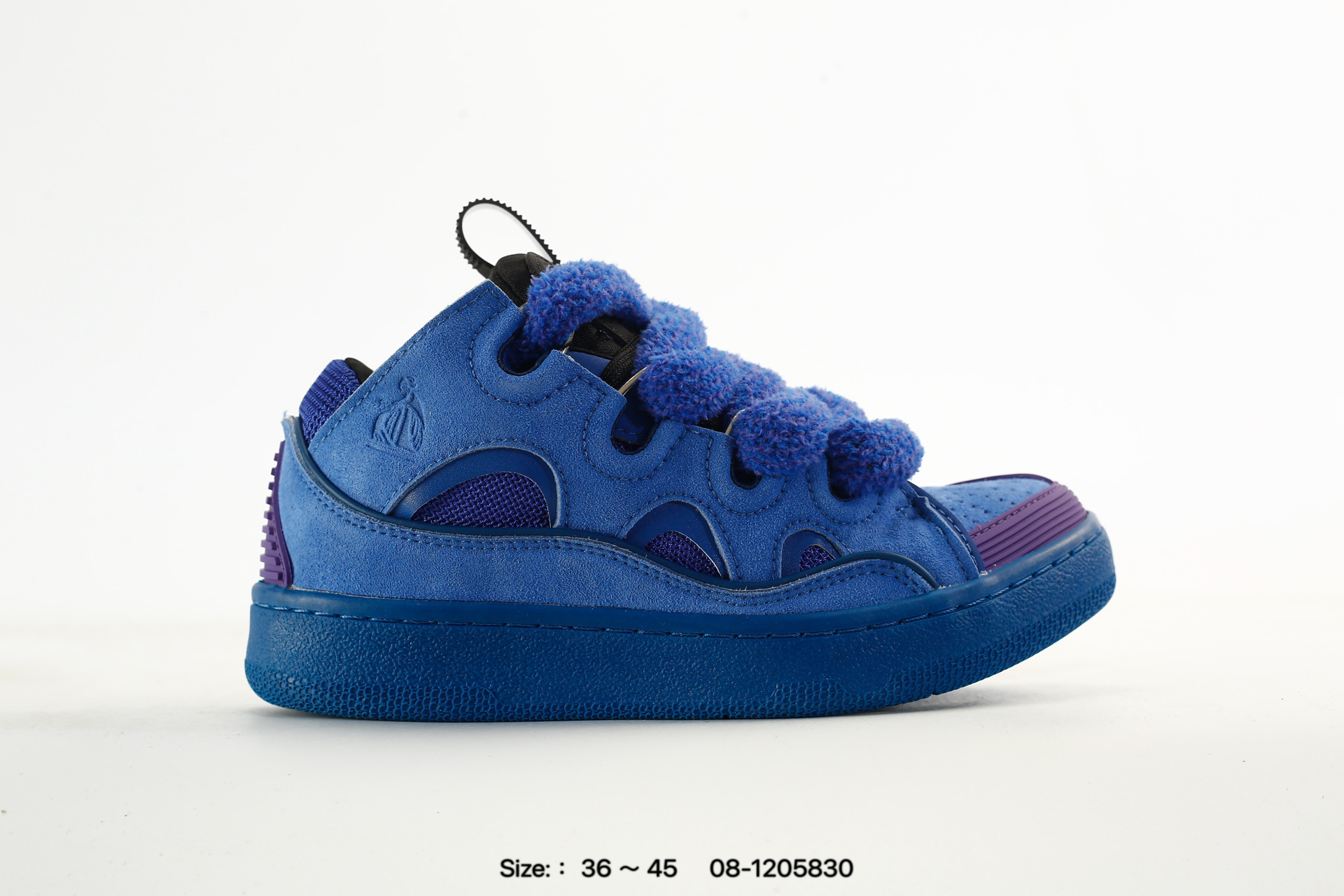 Lanvin Curb Leather Sneakers