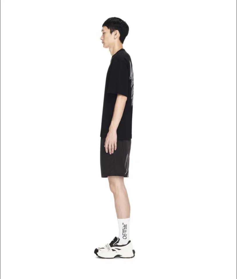 Off-White OW Printed Crew Neck Short Sleeve T-Shirt Top 3 i1710682289 394 5