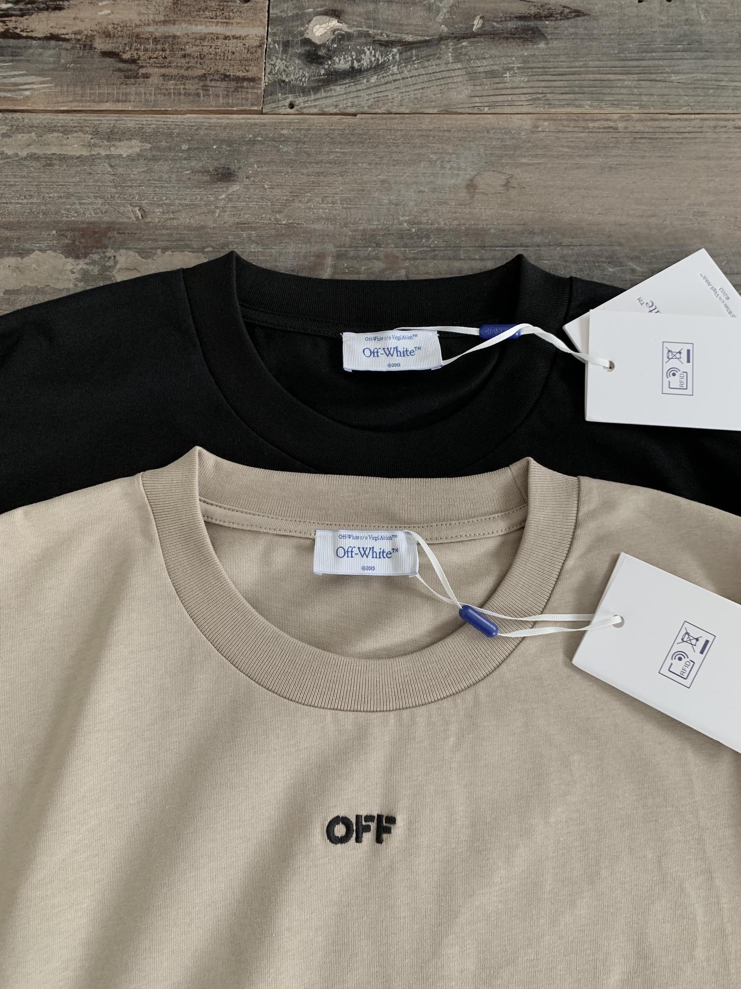 Off-White Printed Crew Neck T-Shirts Fashionable Cotton Tees Tops 4 i1712235950 6554 4