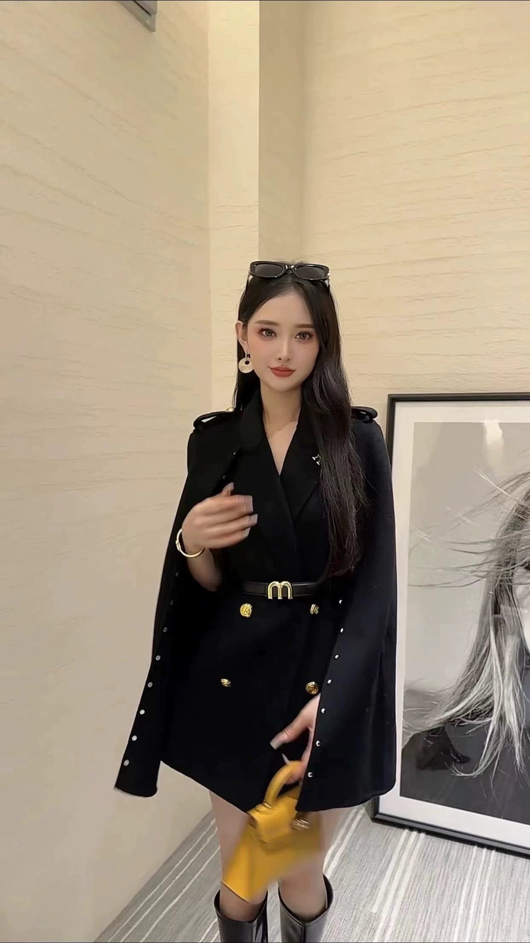“High-Quality Miu-Tweed Wool Coat: Stylish, Warm, and Versatile Women’s Outfit” - 图片 6